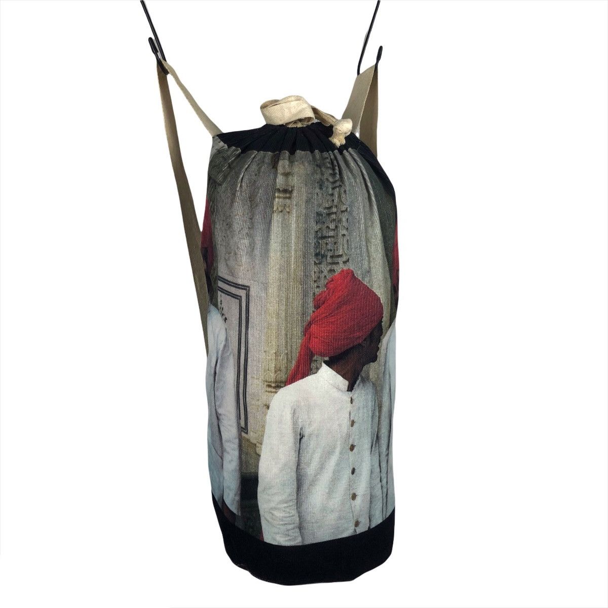Paul Smith RARE🔥Paul Smith Printed Cotton Drawstring Bagpack Size ONE SIZE - 5 Thumbnail