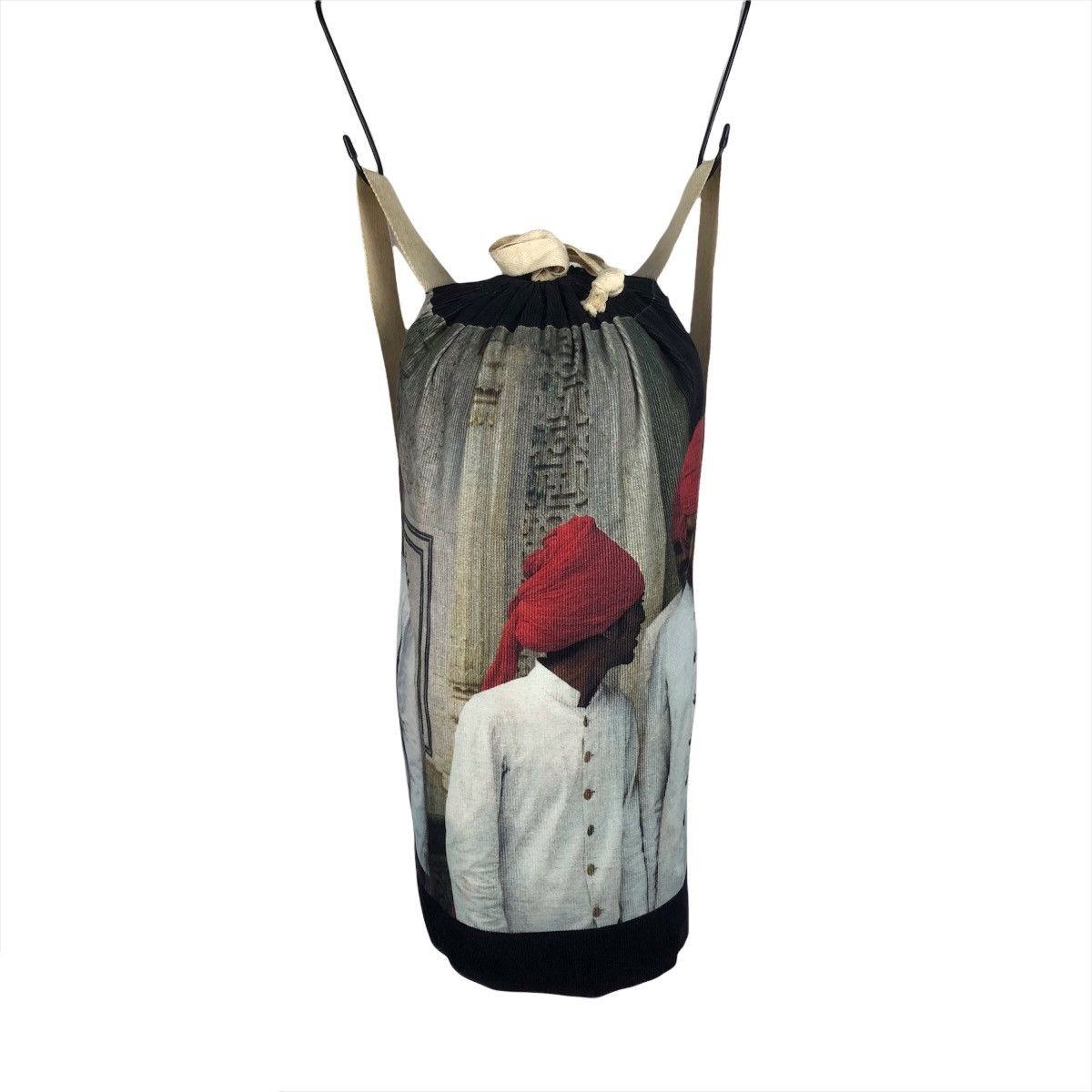 Paul Smith RARE🔥Paul Smith Printed Cotton Drawstring Bagpack Size ONE SIZE - 2 Thumbnail