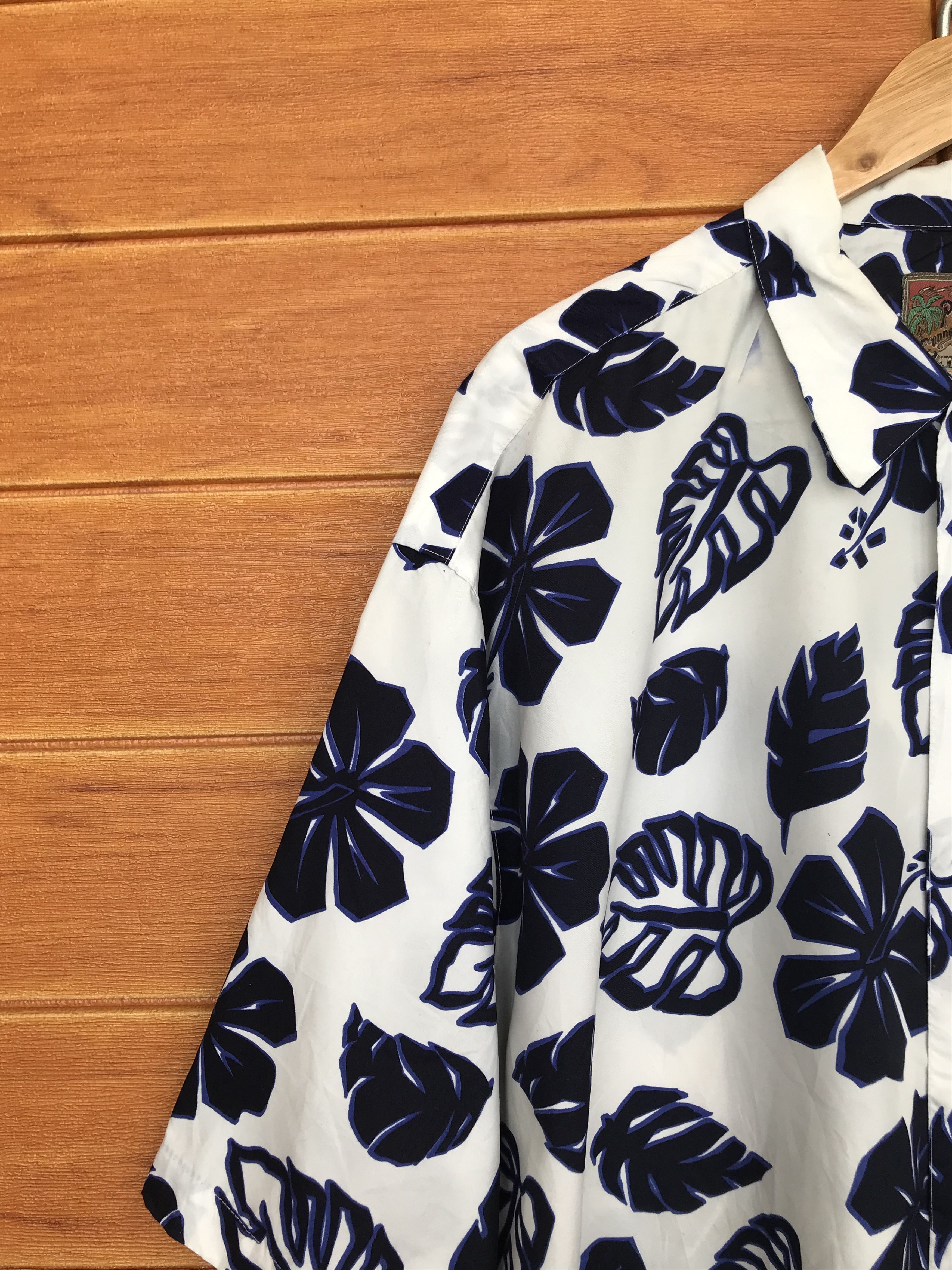 Pineapple Connection Vintage PINEAPPLE CONNECTION Hibiscus Hawaiian Shirt Size US XL / EU 56 / 4 - 5 Thumbnail