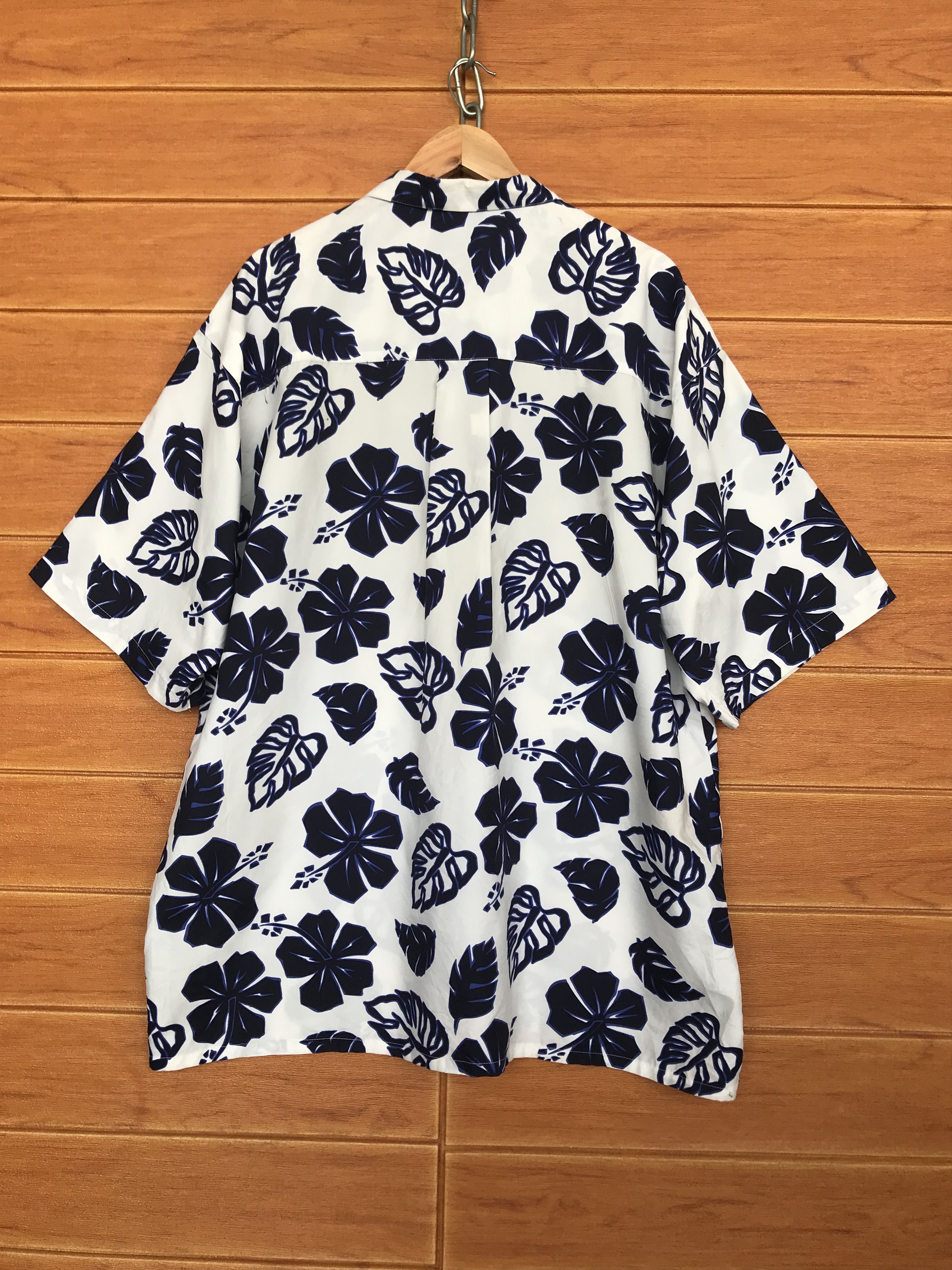 Pineapple Connection Vintage PINEAPPLE CONNECTION Hibiscus Hawaiian Shirt Size US XL / EU 56 / 4 - 9 Thumbnail