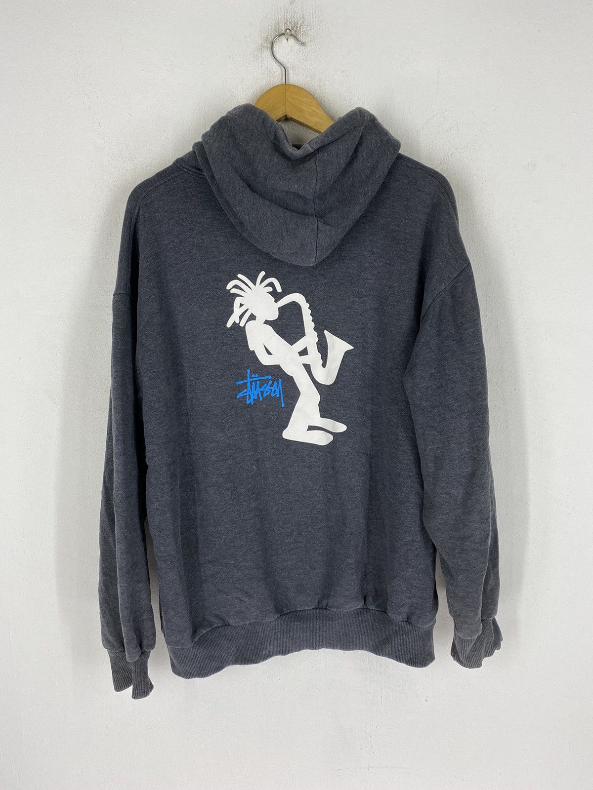 Vintage Stussy Paint Splatter World Tour Sweater Crewneck