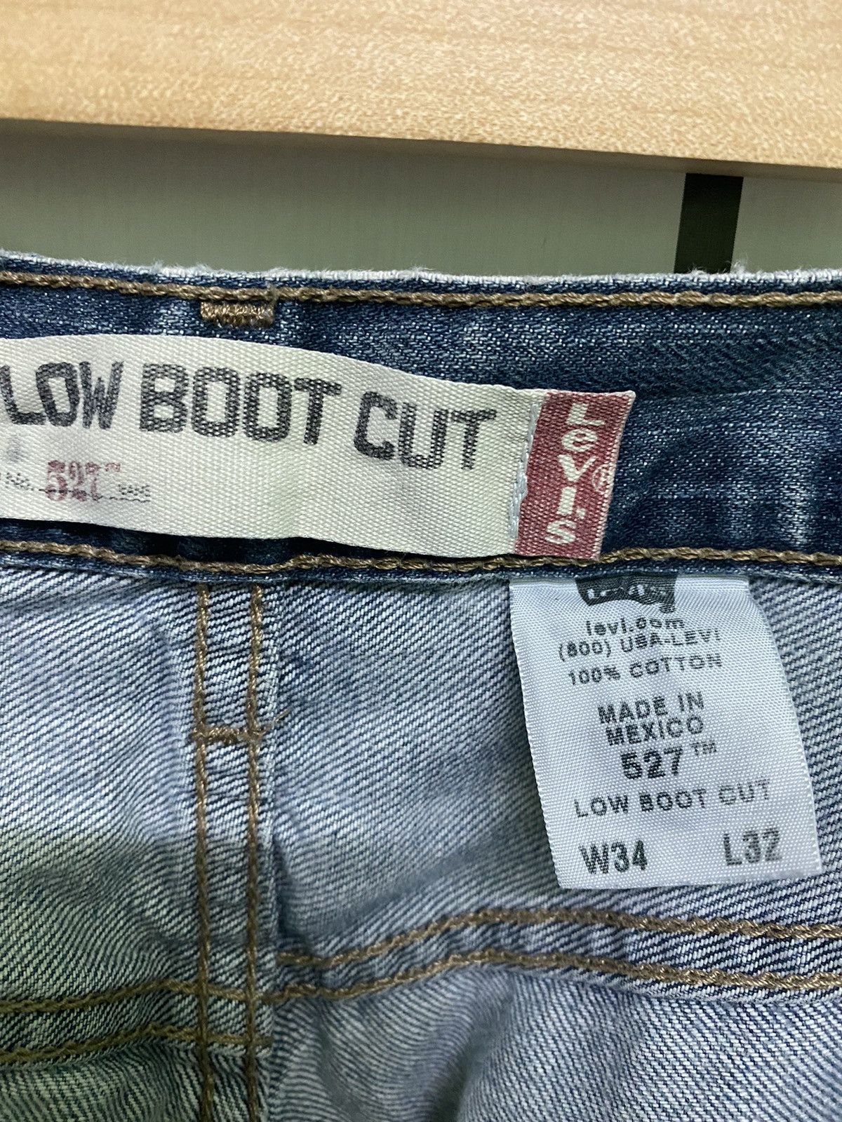 Levi's Vintage LEVIS 527 Low Boot Cut Distressed Jean -L 43 Size US 34 / EU 50 - 17 Thumbnail