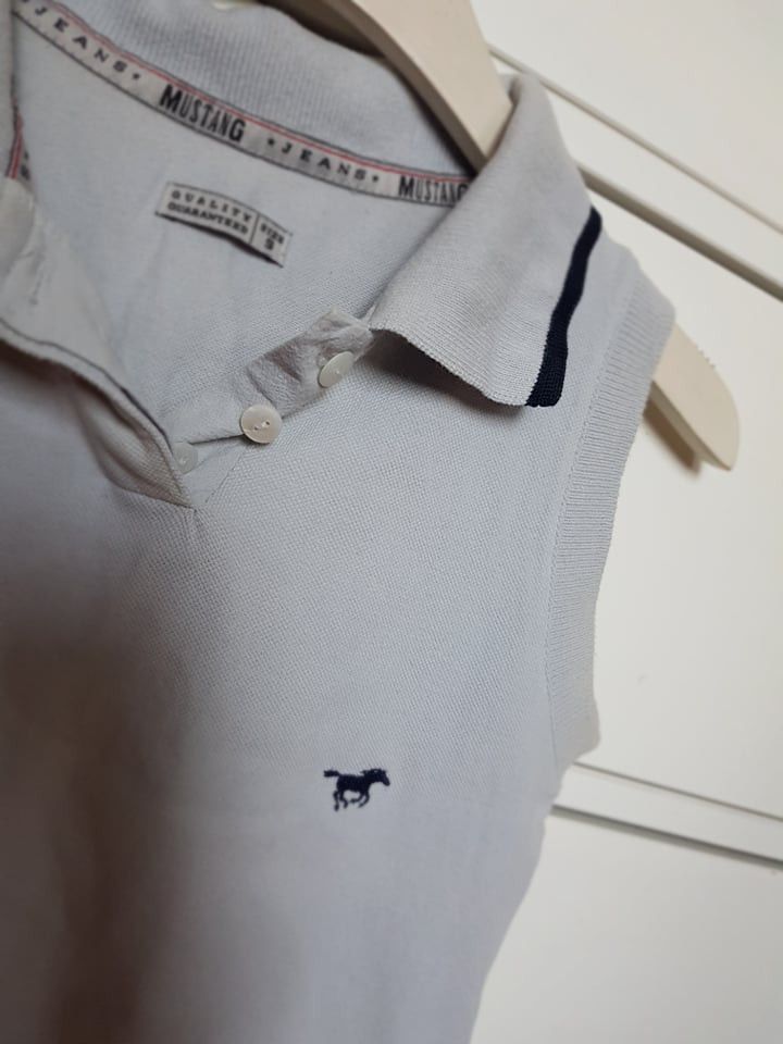 Mustang × Vintage Mustang Jeans vintage top 90s Polo crop top American Size US S / EU 44-46 / 1 - 2 Thumbnail