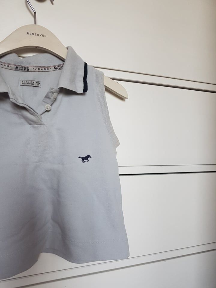 Mustang × Vintage Mustang Jeans vintage top 90s Polo crop top American Size US S / EU 44-46 / 1 - 6 Thumbnail