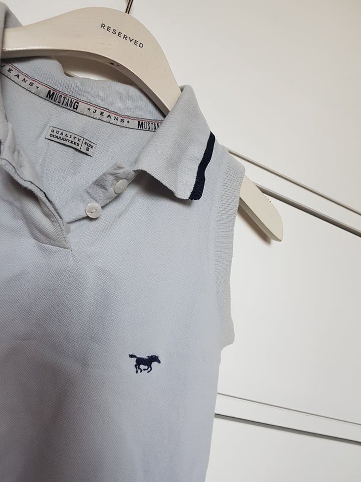 Mustang × Vintage Mustang Jeans vintage top 90s Polo crop top American Size US S / EU 44-46 / 1 - 7 Thumbnail