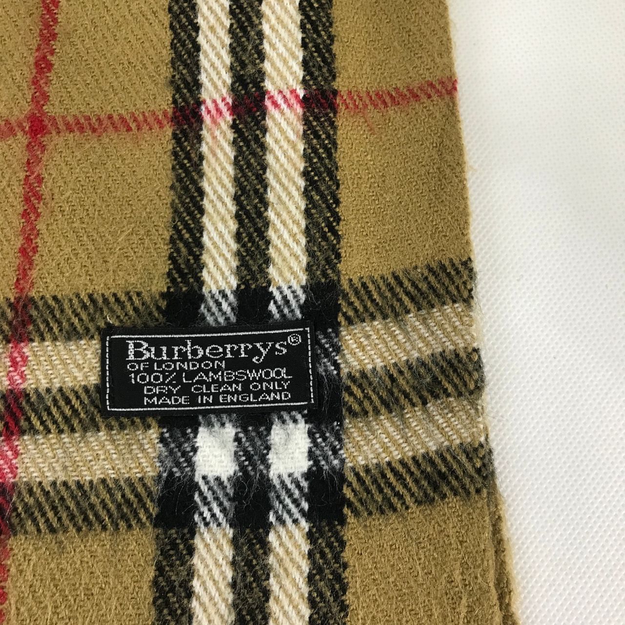 Burberry 💣OFFER Vtg BURBERRY LONDON Nova Check Wool Scarf Size ONE SIZE - 3 Thumbnail