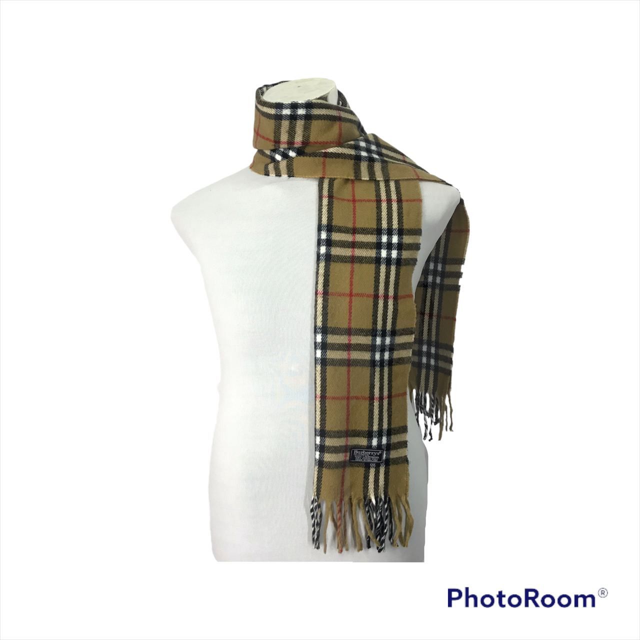 Burberry 💣OFFER Vtg BURBERRY LONDON Nova Check Wool Scarf Size ONE SIZE - 1 Thumbnail