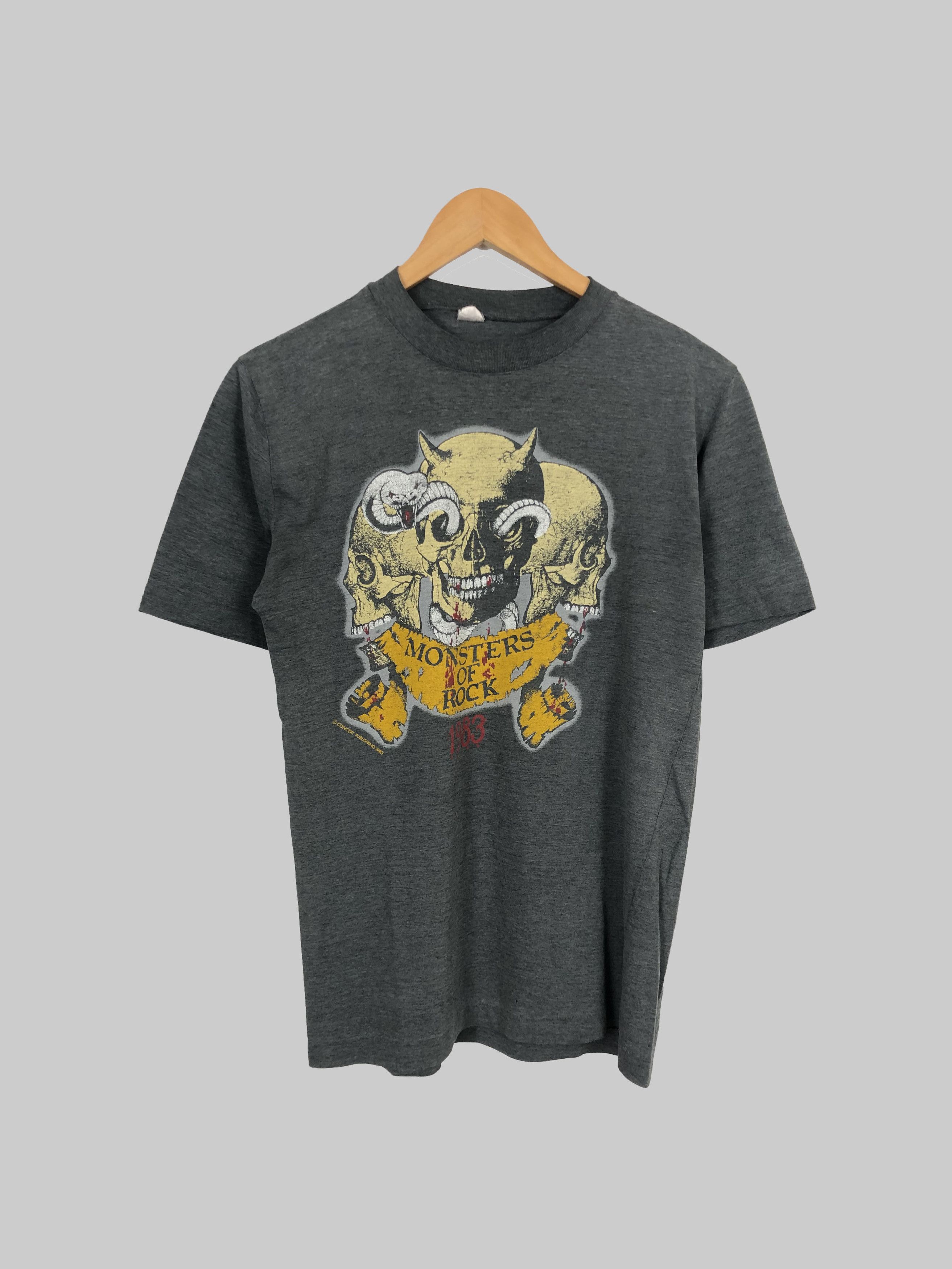 Band Tees Vintage 1983 Monster of Rock (Meat Loaf Twisted Sister) Size US XS / EU 42 / 0 - 1 Thumbnail