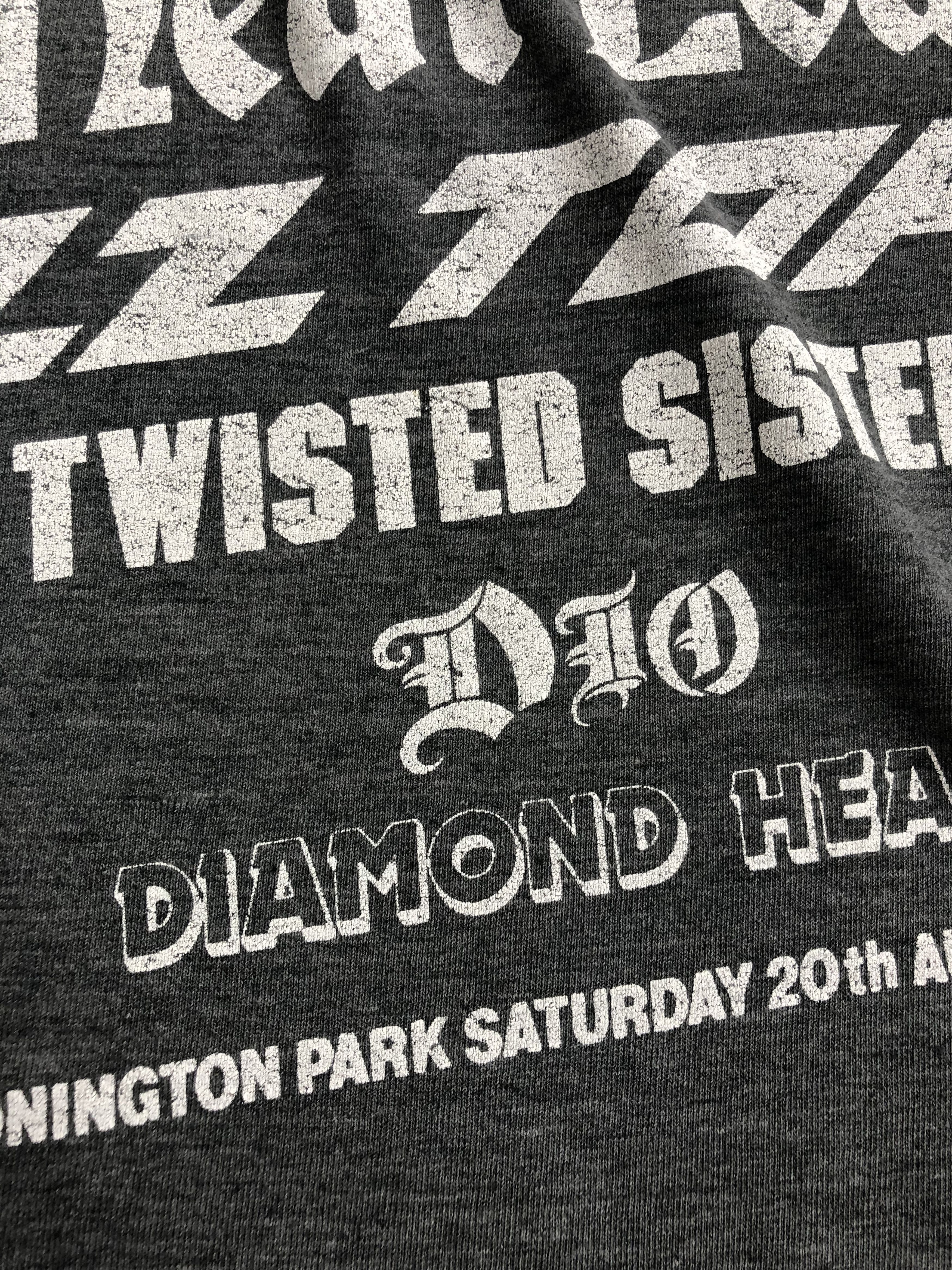 Band Tees Vintage 1983 Monster of Rock (Meat Loaf Twisted Sister) Size US XS / EU 42 / 0 - 8 Thumbnail