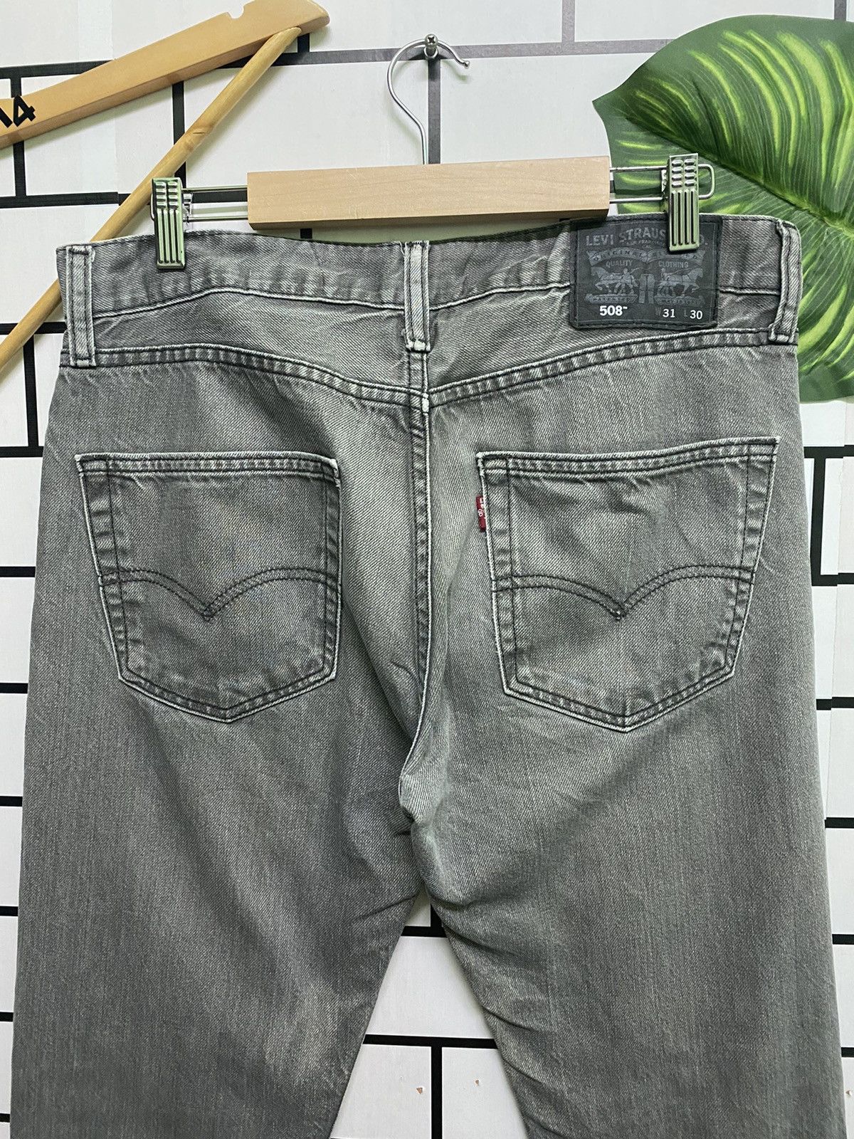 Levi's × Vintage Vintage Levi's 508 Grey Stone Earth Distressed Denim -L45 Size US 32 / EU 48 - 8 Thumbnail