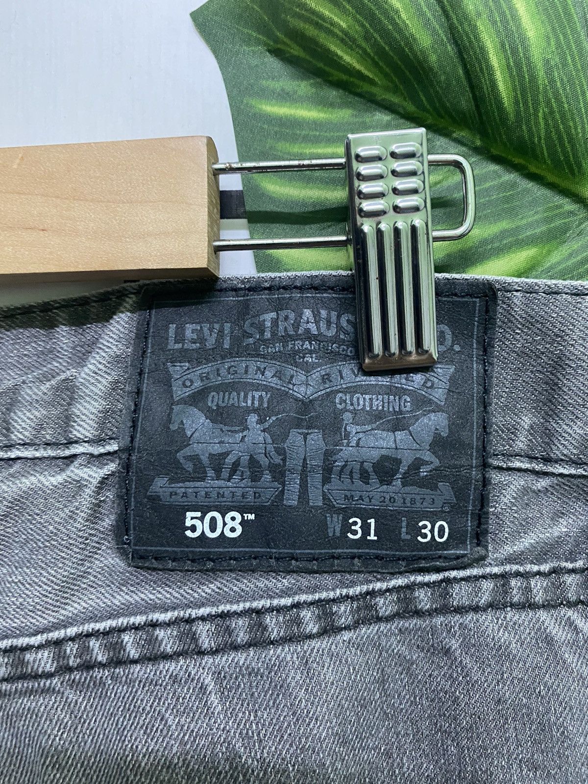 Levi's × Vintage Vintage Levi's 508 Grey Stone Earth Distressed Denim -L45 Size US 32 / EU 48 - 9 Thumbnail