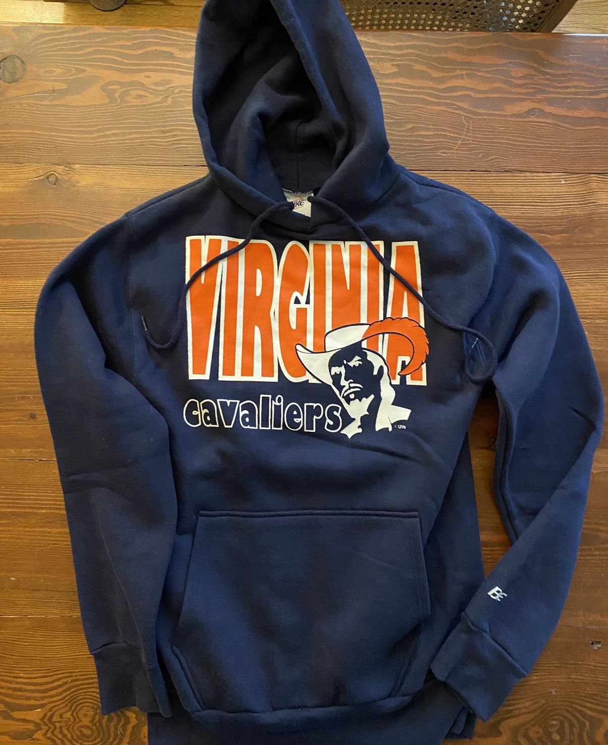 NCAA Vintage 90s University Virginia Cavaliers Hoodie Sweatshirt Size US M / EU 48-50 / 2 - 1 Thumbnail