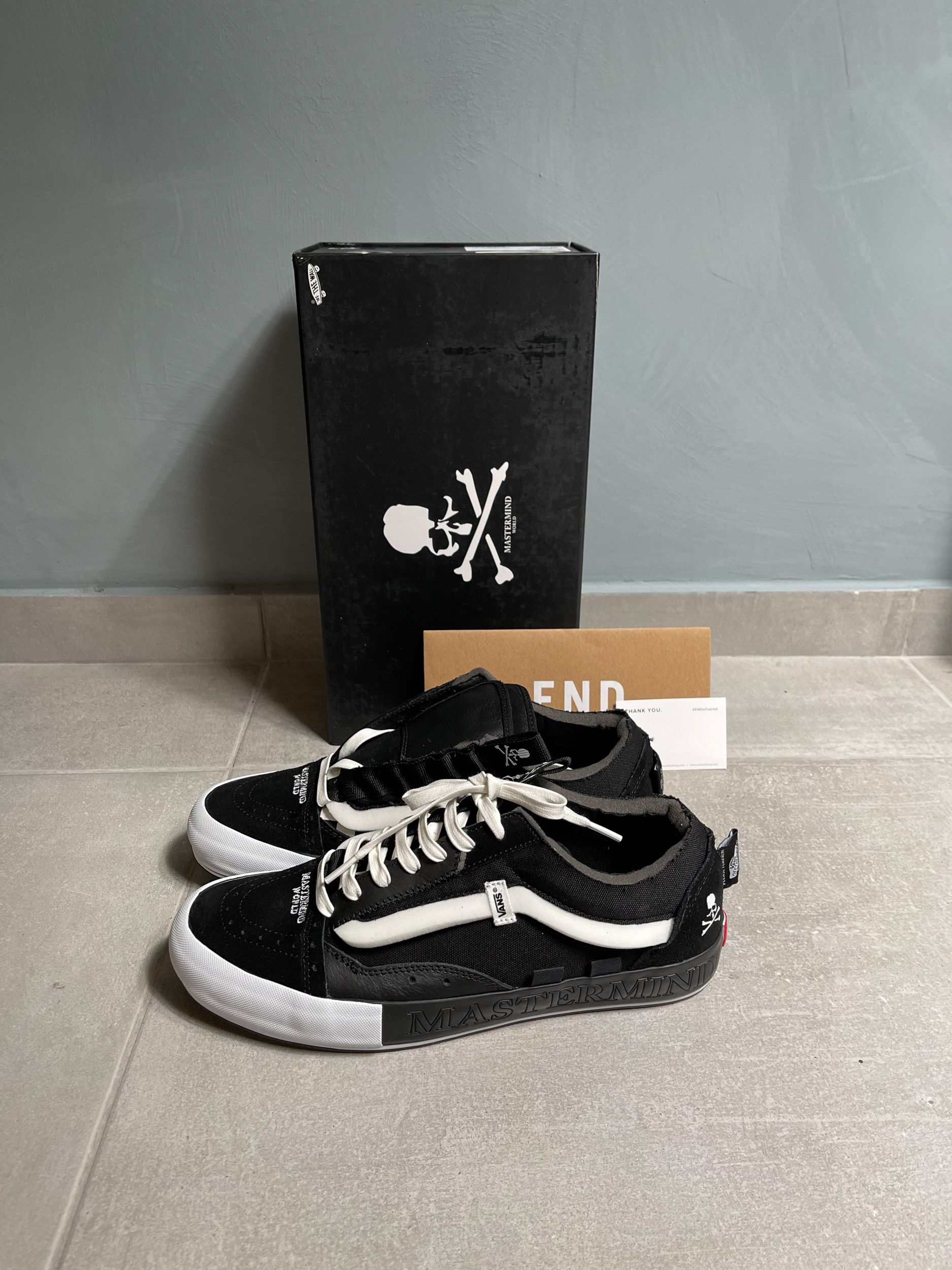 END × Mastermind Japan × Vans VANS VAULT X MASTERMIND UA OLD SKOOL | Grailed