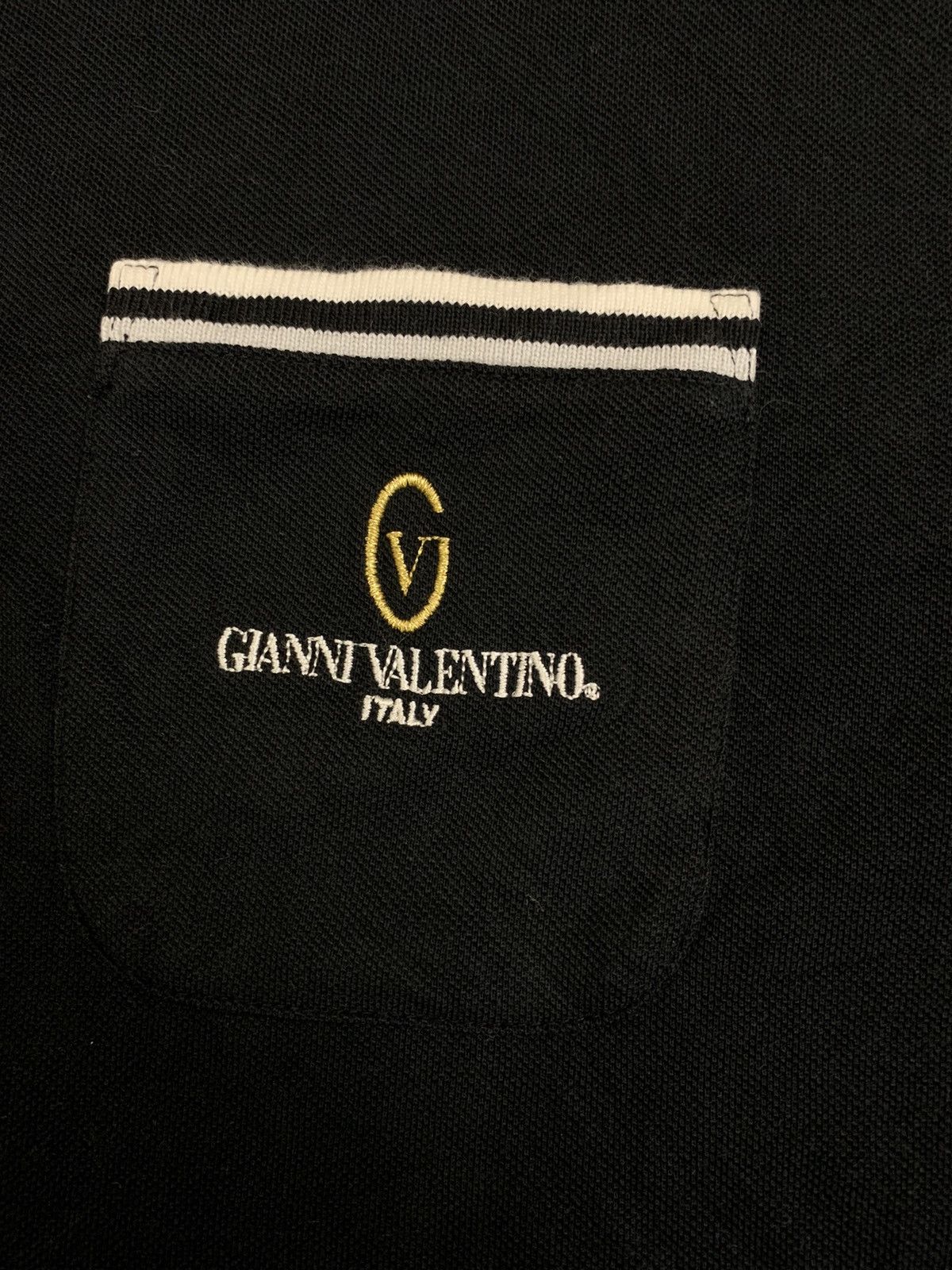 Valentino Vintage Gianni Valentino Italy polo shirt long sleeve Size US L / EU 52-54 / 3 - 3 Thumbnail