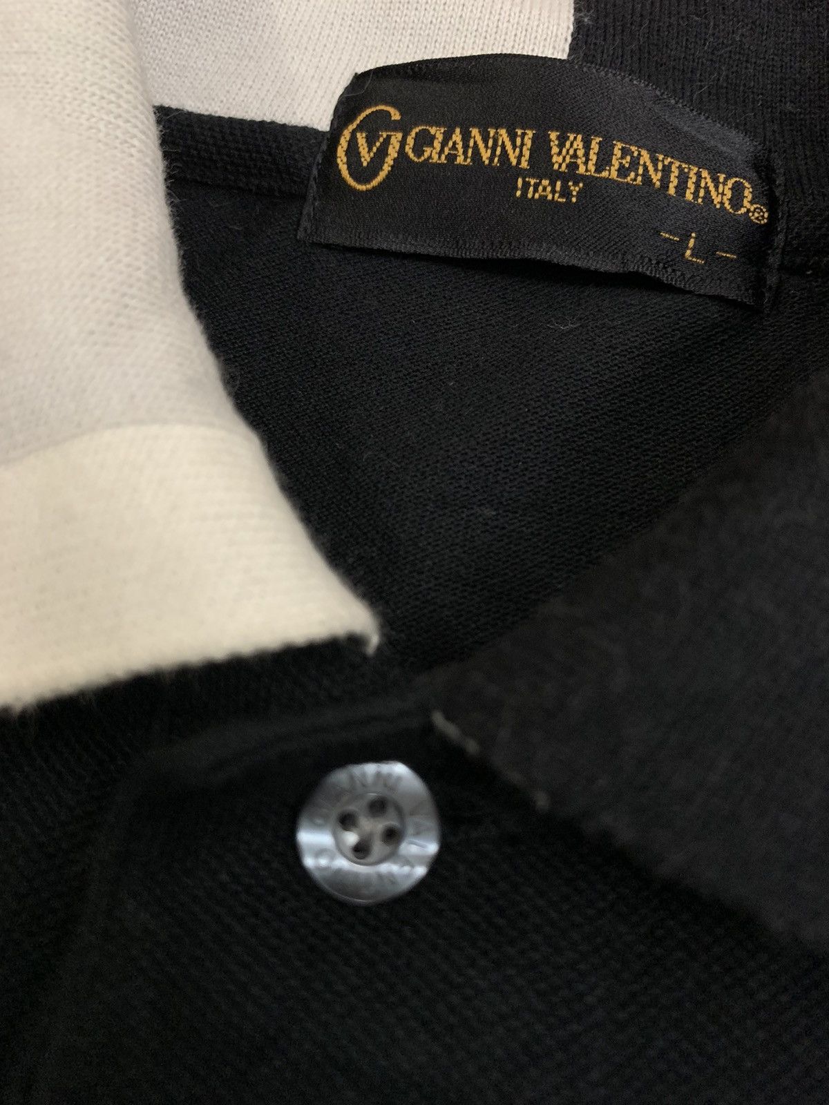 Valentino Vintage Gianni Valentino Italy polo shirt long sleeve Size US L / EU 52-54 / 3 - 5 Thumbnail