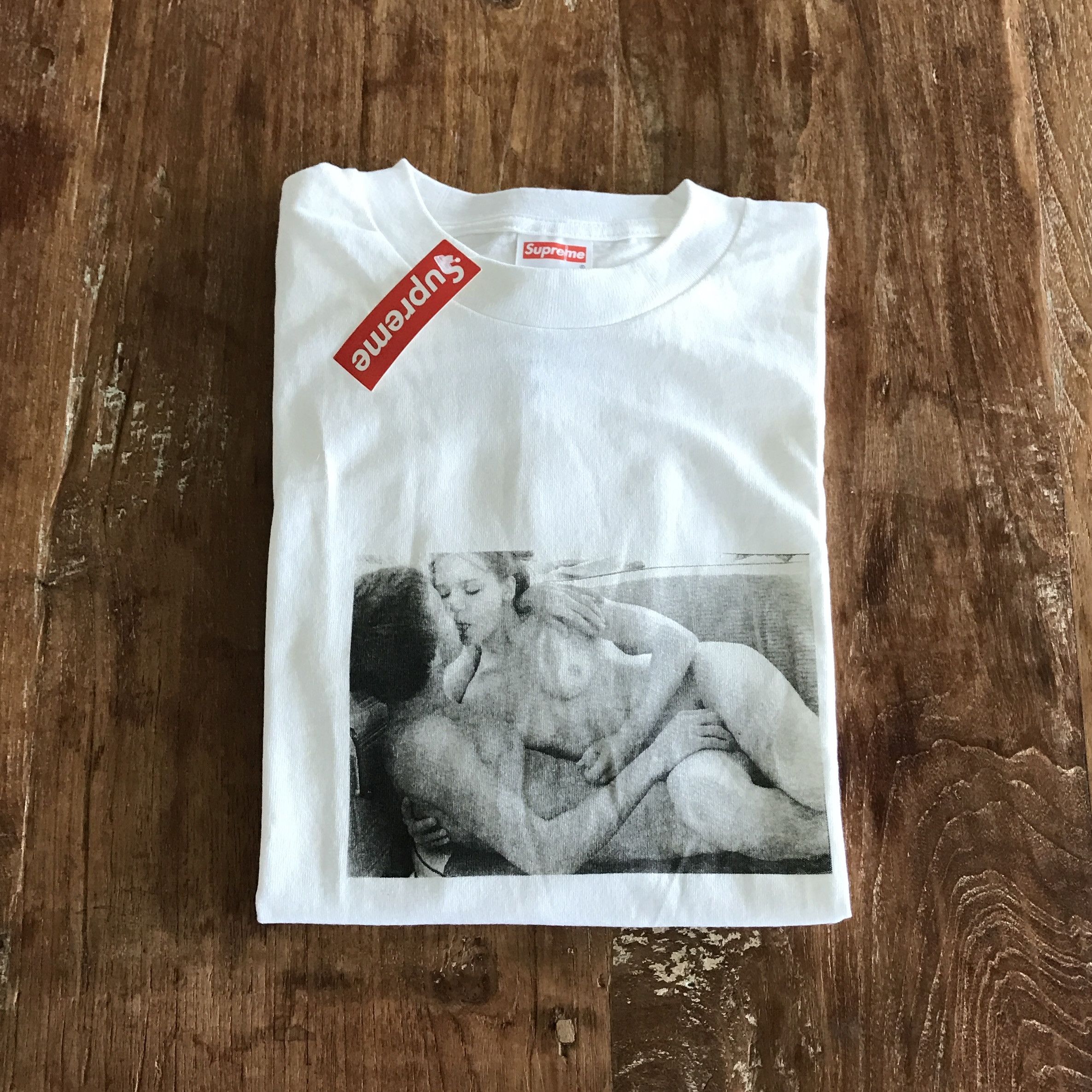 希少‼︎Supreme✖︎ Larry Clark 2005年コラボT ホワイトM Supreme 2005 Larry Clark Teenage Lust Tee | Grailed