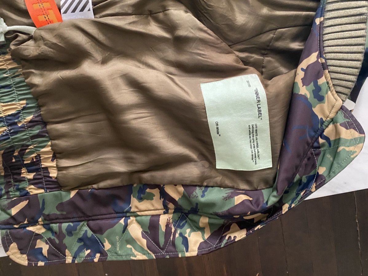 2018 camo Diagonals off-white utility jacket