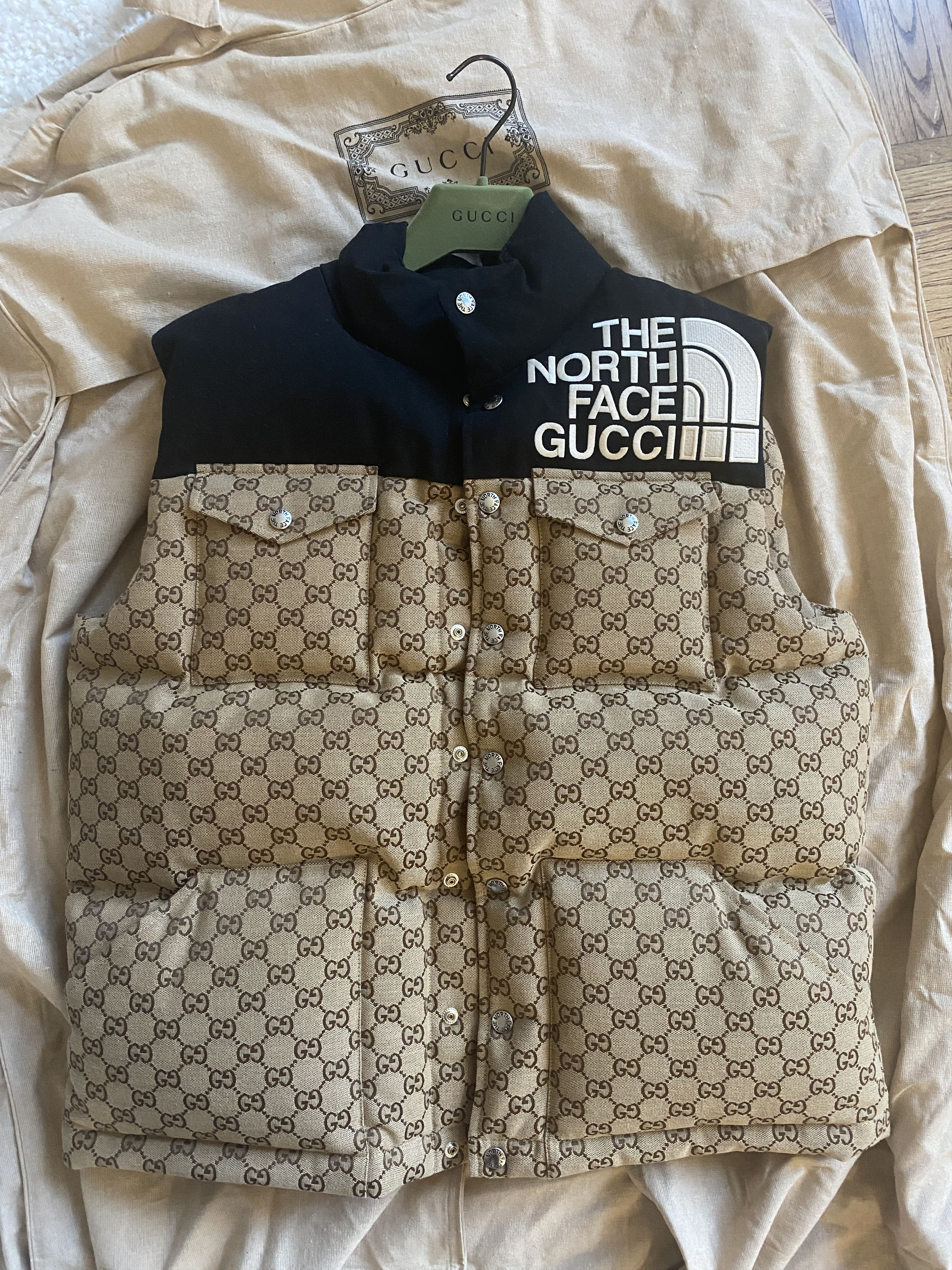 Gilet Gucci North Face Quilted Vest Gucci × The North Face The