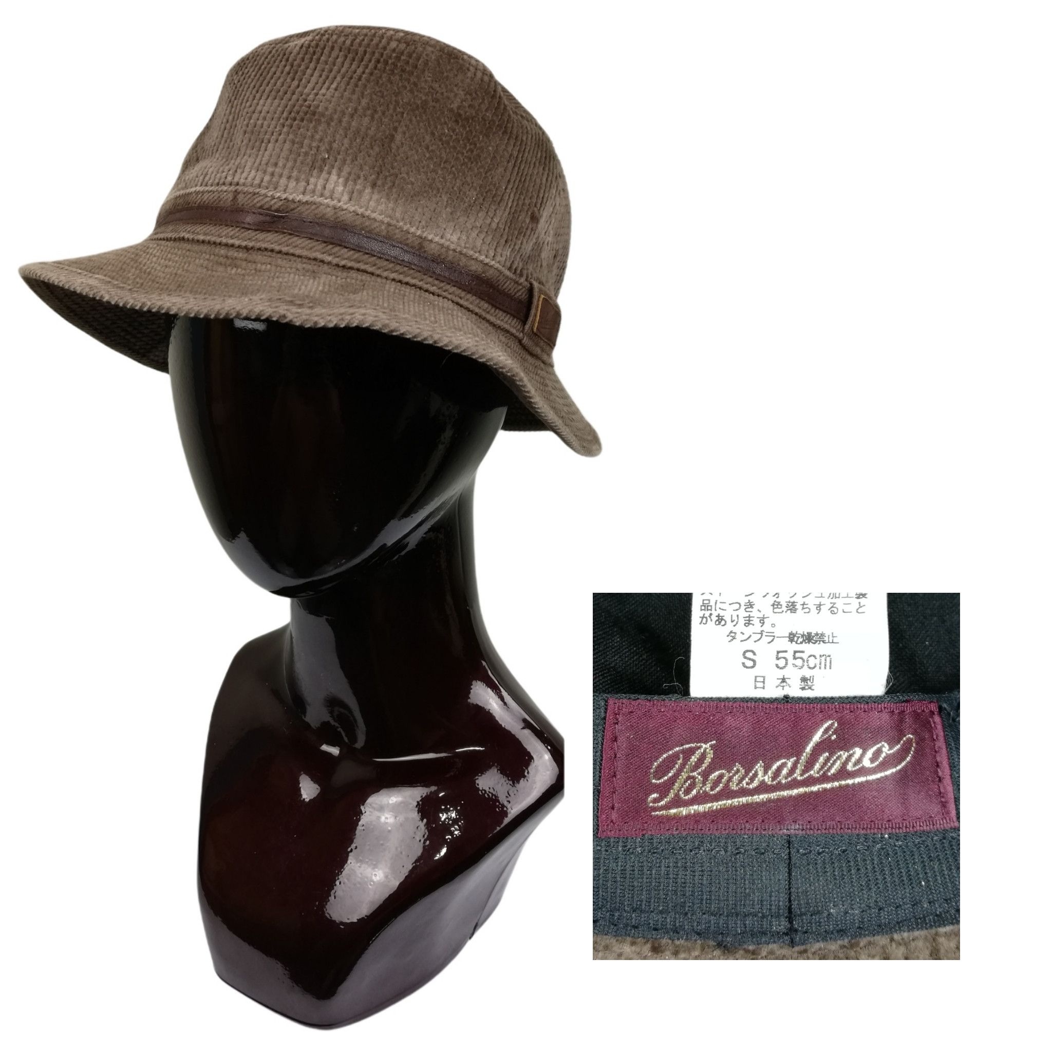 Borsalino GRAIL Borsalino By Doria Borsalino Corduroy Bucket