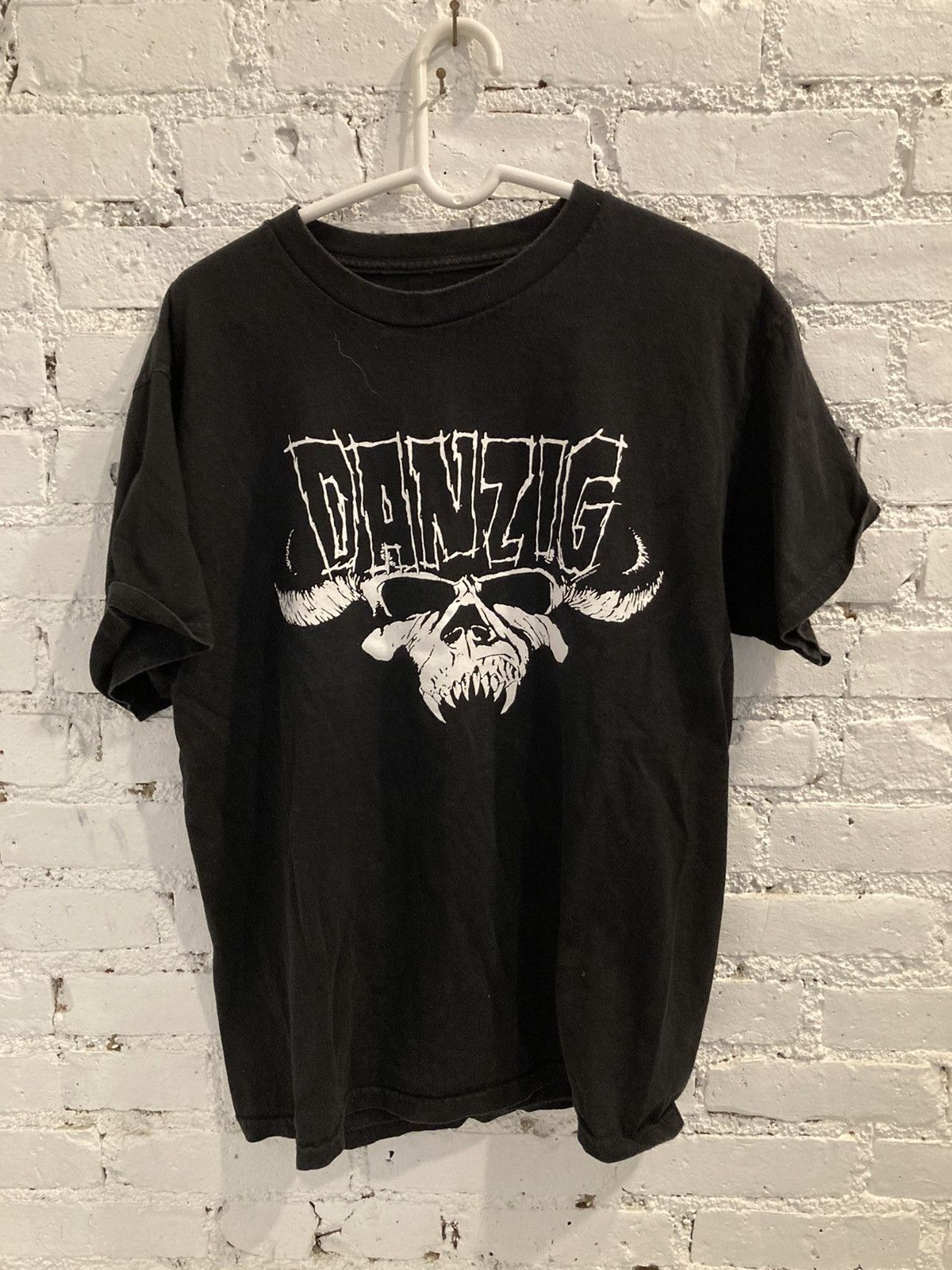 Band Tees × Vintage RARE Danzig Black Laden Crown Tour Shirt | Grailed
