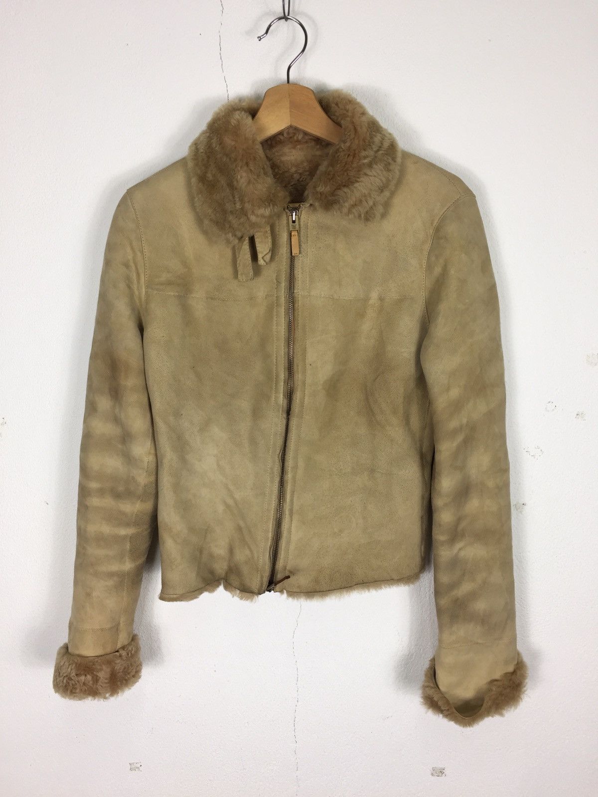 Genuine Leather Moschino Cheap And Chic Suede Leather Jacket Size US S / EU 44-46 / 1 - 1 Thumbnail