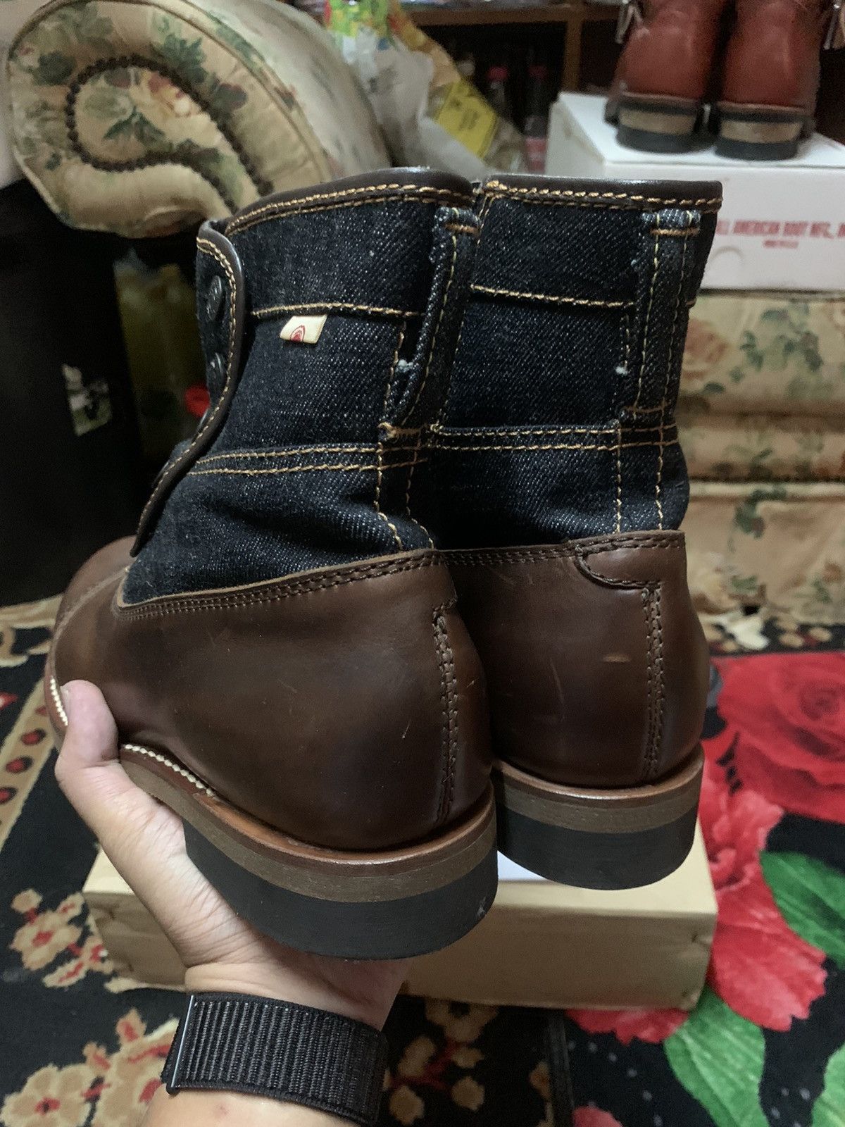 Jean × Momotaro × Rider Boot Co. Monad x Momotaro Jean boots