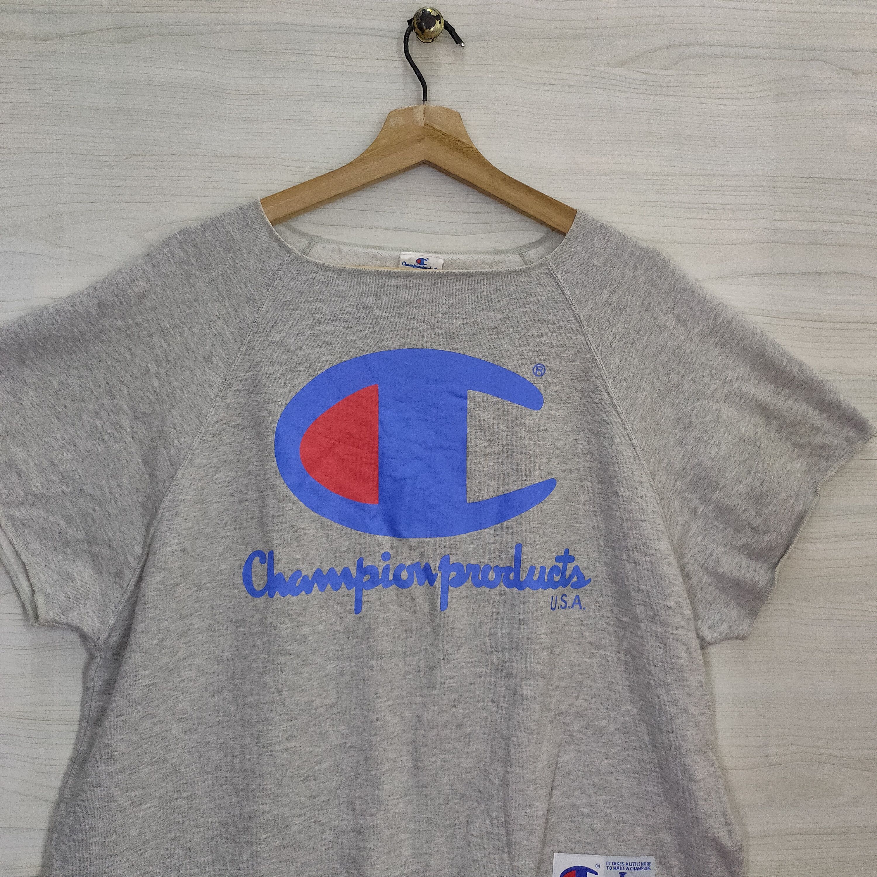 Champion Vintage Champion Muscle Tee Large Size US L / EU 52-54 / 3 - 2 Thumbnail