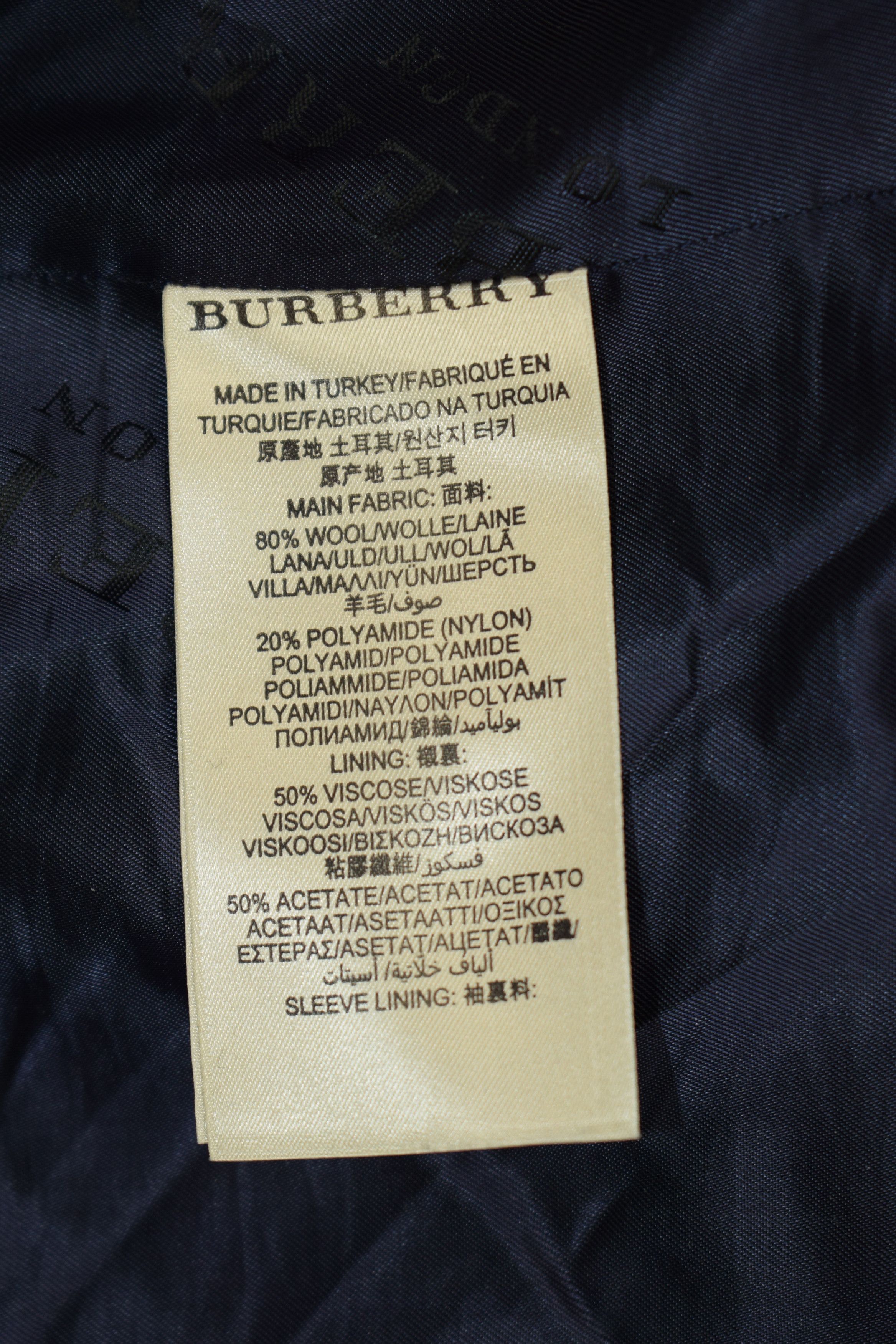 Burberry Burberry 56 XLwool coat Size US XL / EU 56 / 4 - 8 Thumbnail