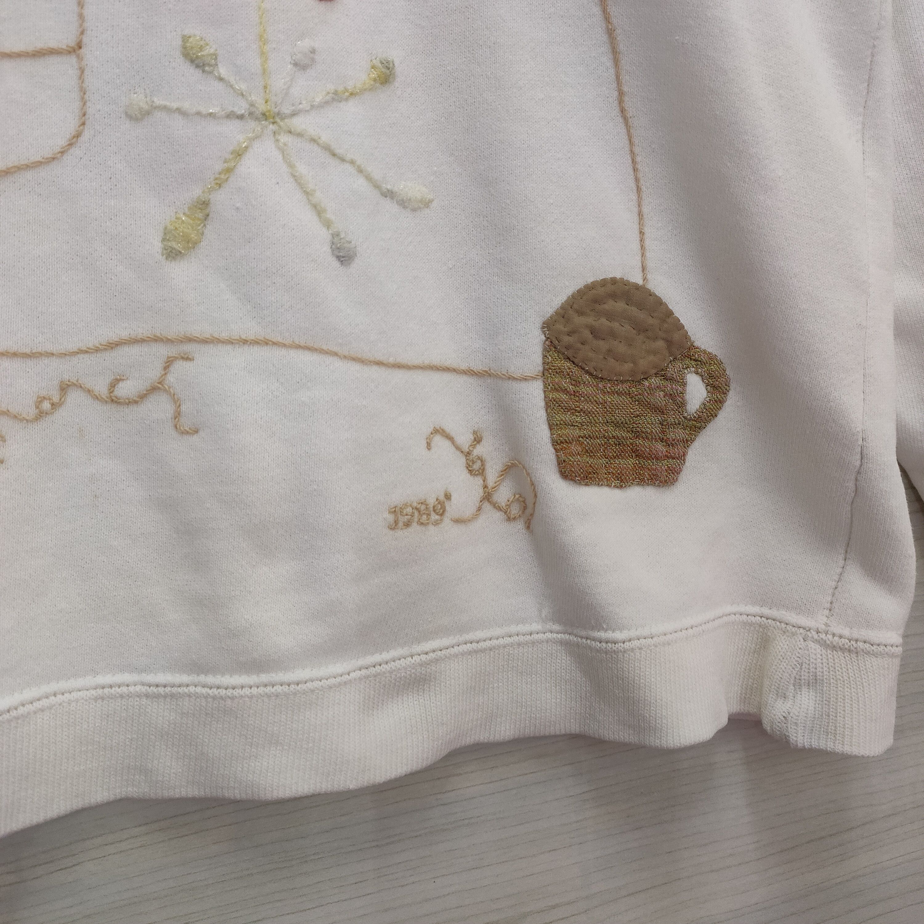 Japanese Brand 80s Air Room Tokyo Art Embroidered Abstract Face Graphic Size US M / EU 48-50 / 2 - 8 Thumbnail
