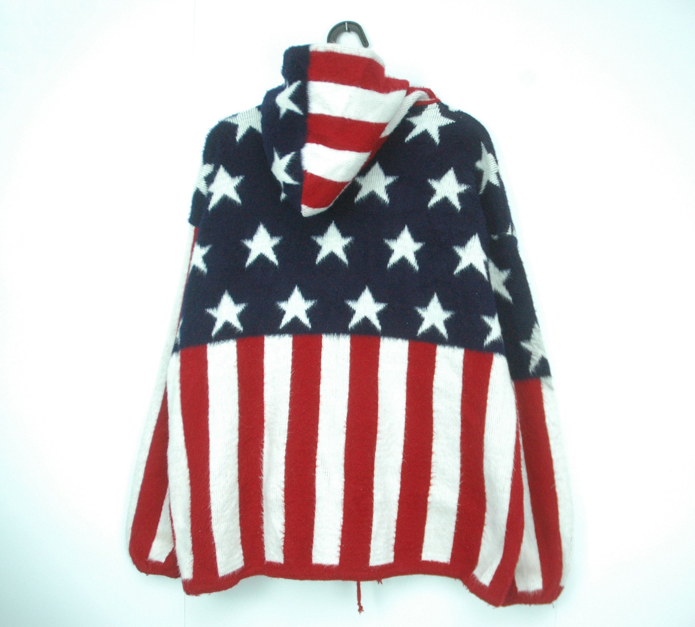 Vintage Vintage USA Big Logo Full Zip Hoodie Fleece Size US L / EU 52-54 / 3 - 4 Thumbnail