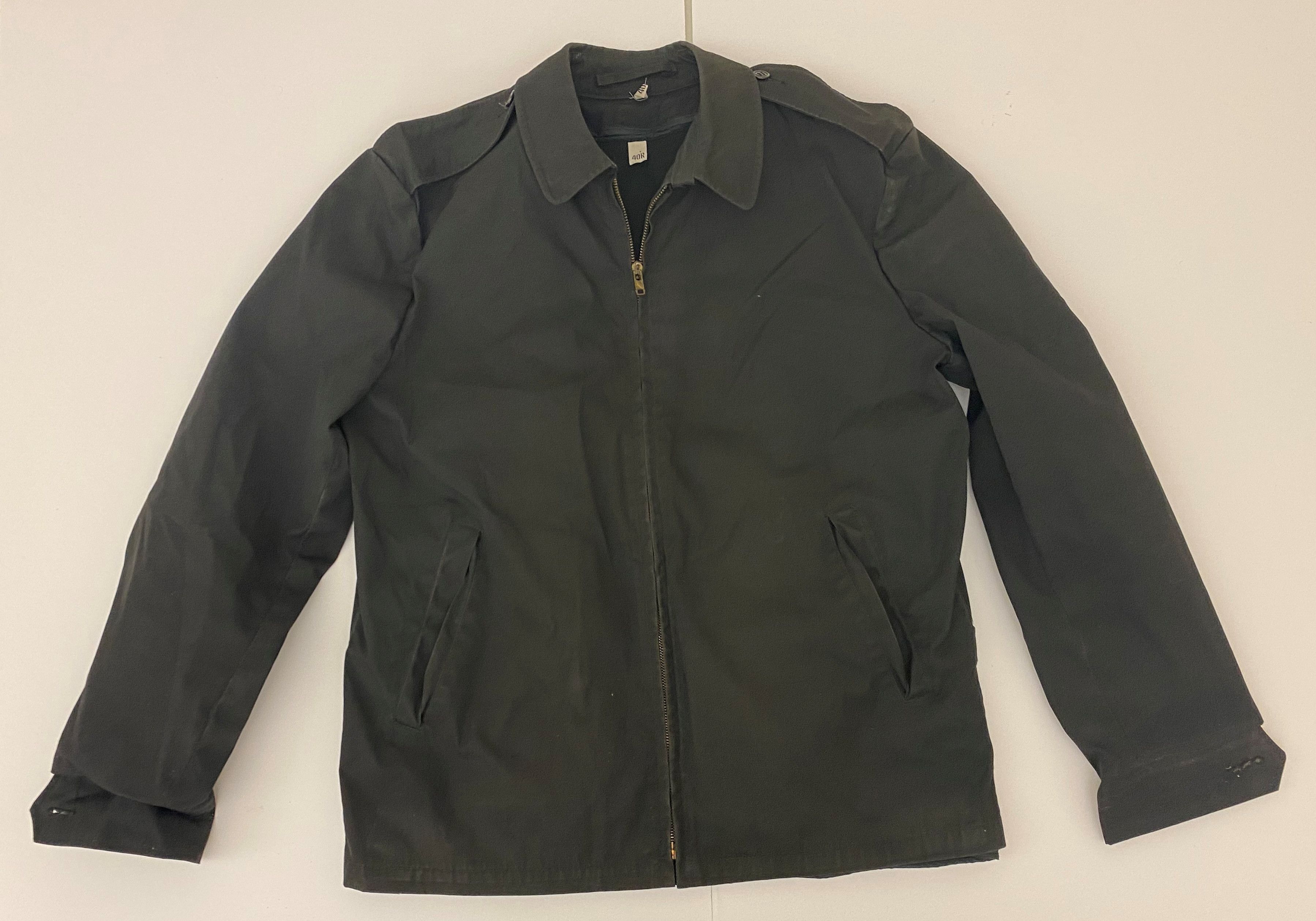 Vintage US ARMY black 385 bomber jacket WITH LINER | Grailed