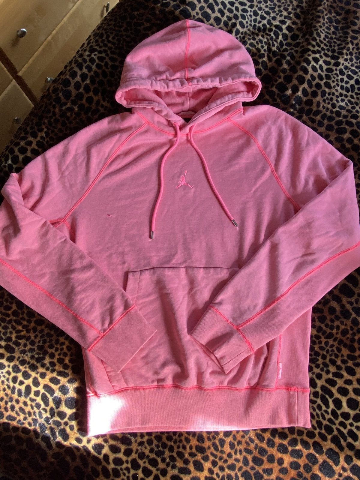 pink air jordan hoodie