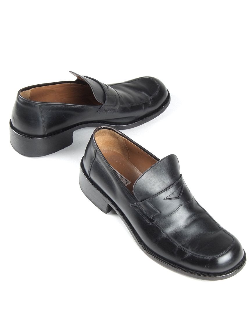 Versace × Versus Versace × Vintage RaRe Vintage Versus Gianni Versace Square Toe Loafer Shoes Size US 11 / EU 44 - 13 Thumbnail
