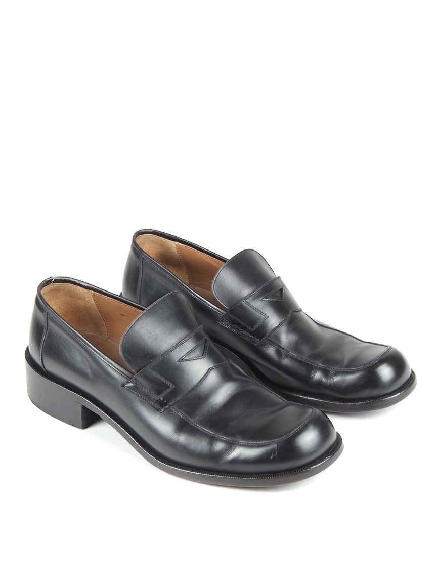 Versace × Versus Versace × Vintage RaRe Vintage Versus Gianni Versace Square Toe Loafer Shoes Size US 11 / EU 44 - 2 Thumbnail