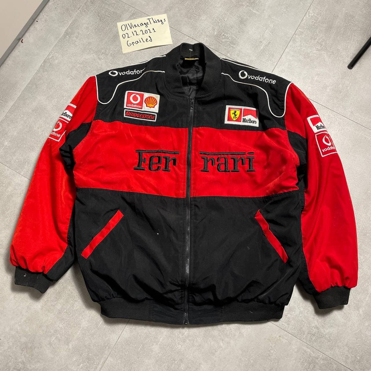 Vintage Ferrari X Malboro F1 Jacket Michael Schumacher | Grailed