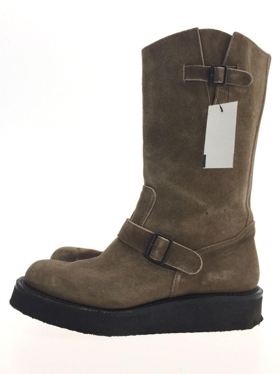 Number (N)ine Suede Engineer Boots | Grailed