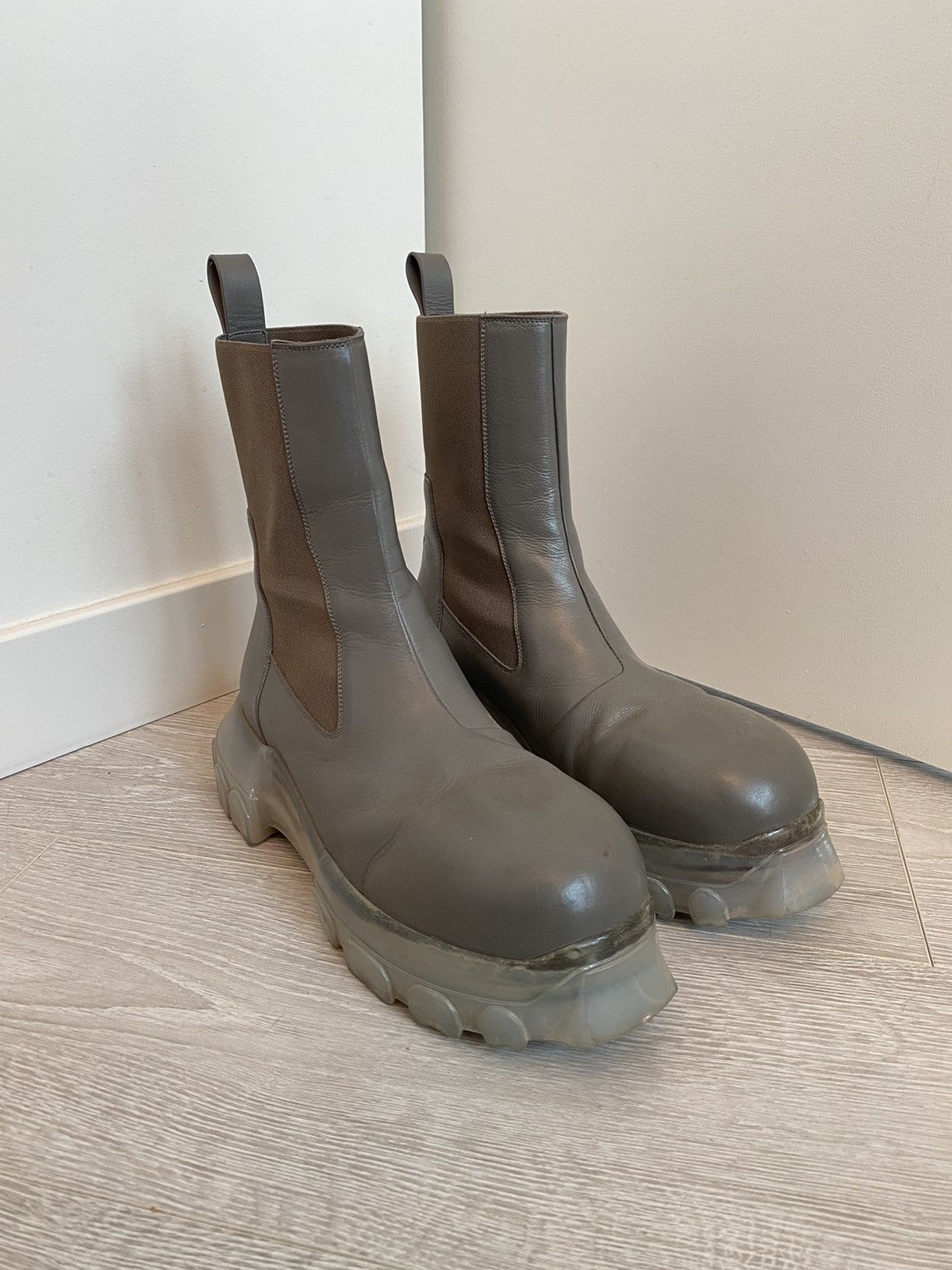 Rick Owens Bozo Beetle Tractor Boots | Grailed