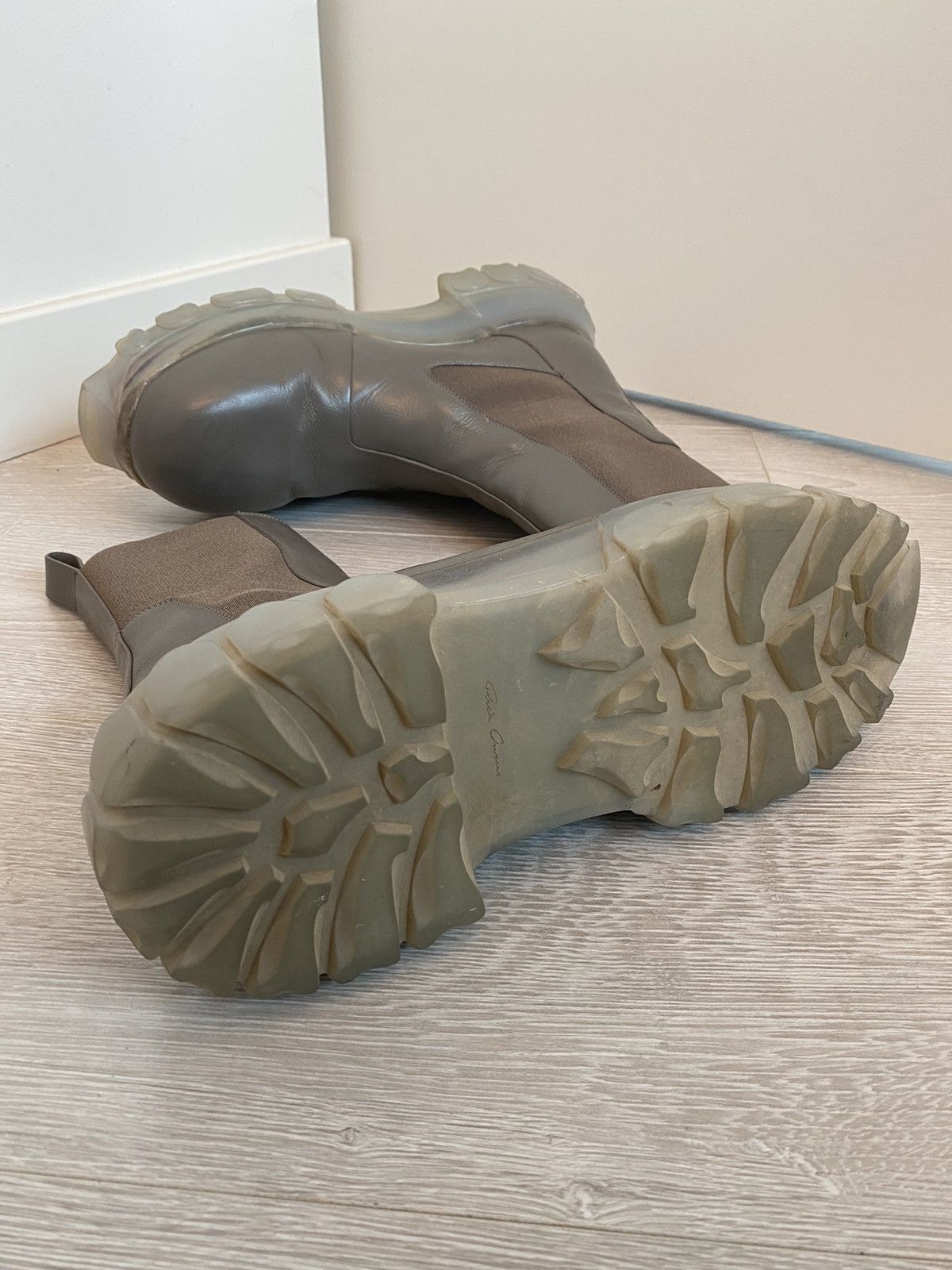 Rick Owens Final drop: Dust Bozo Beetle Tractor Boots Size US 11 / EU 44 - 6 Thumbnail