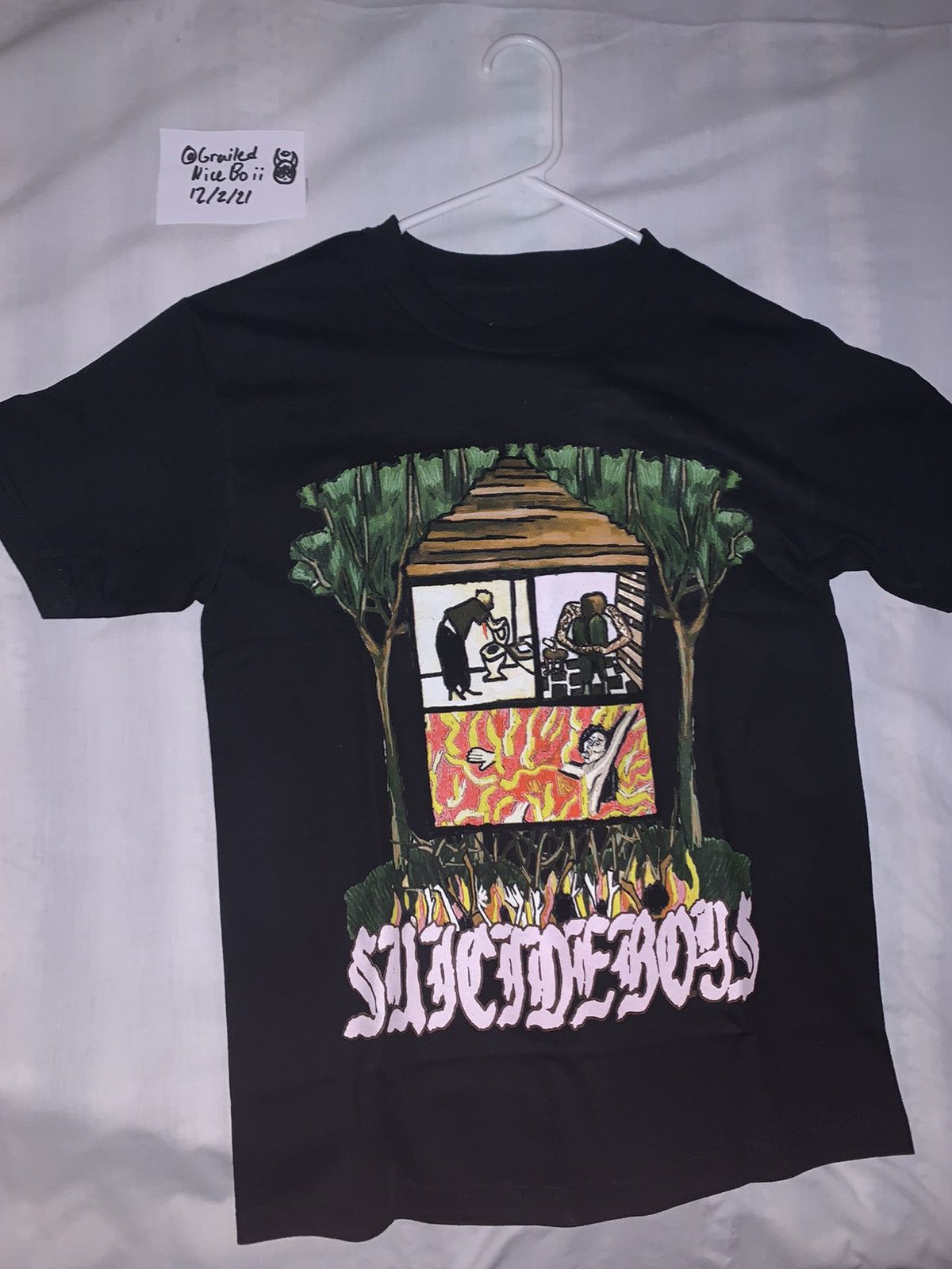 Pouya & $uicideboy$ Merch Album Cover T-Shirt | Grailed