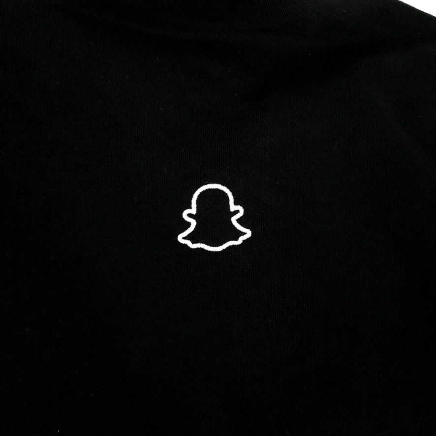 Preloved Madhappy Black Snapchat Hoodie Swearshirt Size cheapest M (very oversized,)