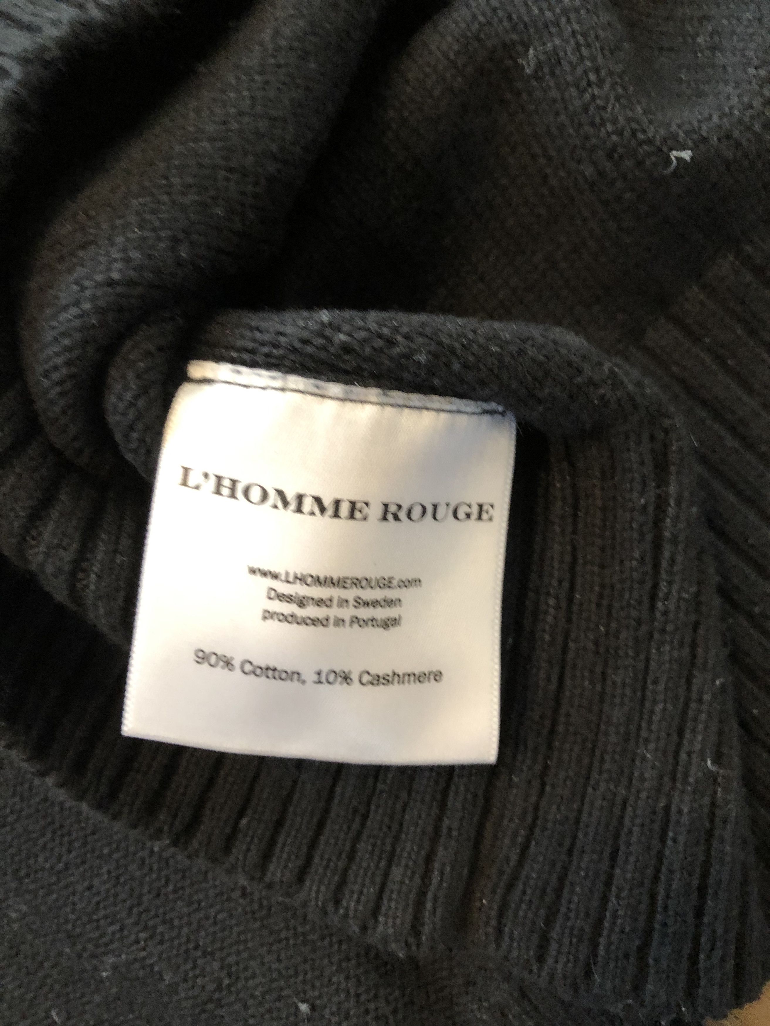 L'Homme Rouge L'homme Rouge Inverted Embroidered Sweater Size US L / EU 52-54 / 3 - 5 Thumbnail