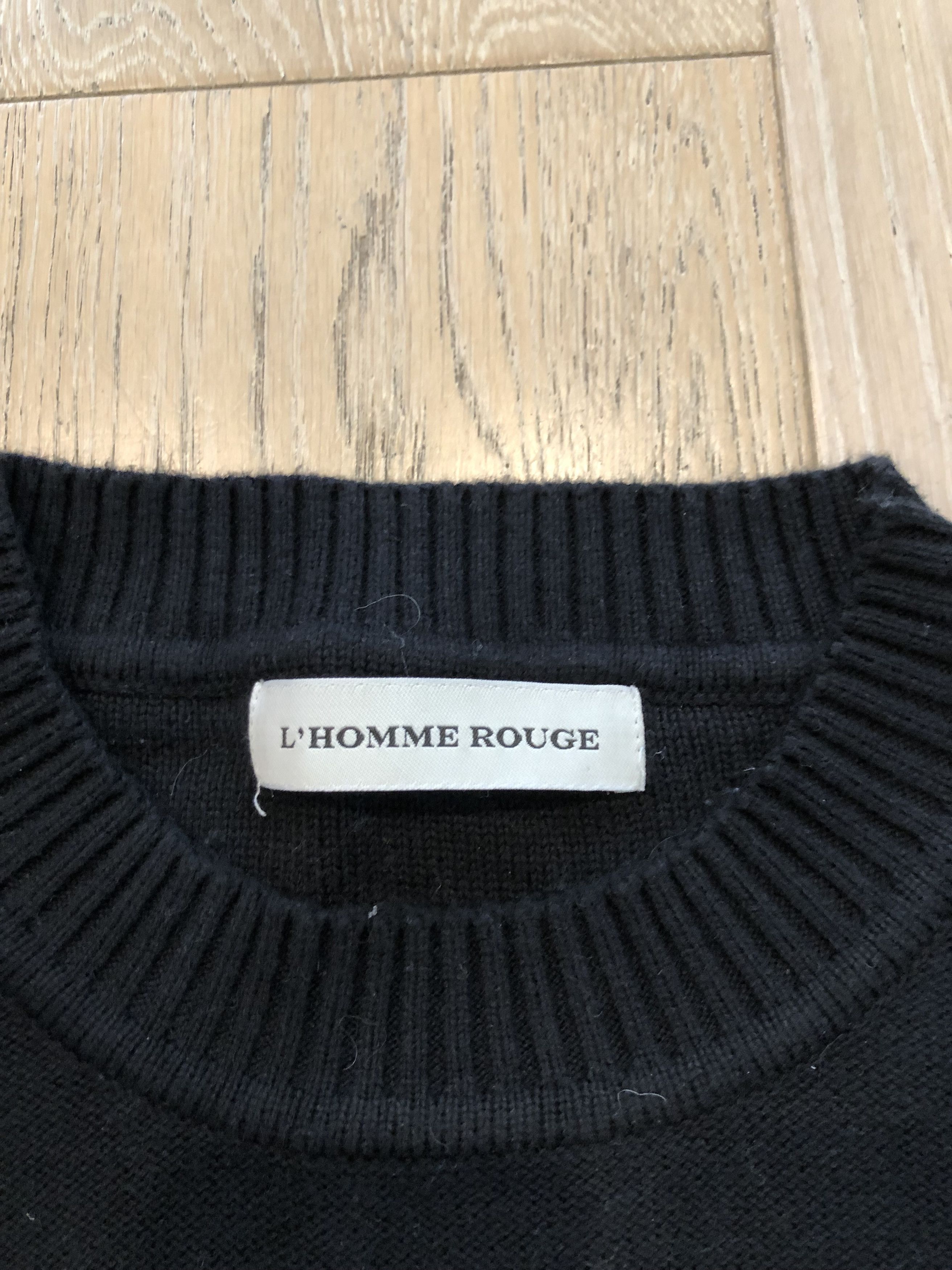 L'Homme Rouge L'homme Rouge Inverted Embroidered Sweater Size US L / EU 52-54 / 3 - 2 Thumbnail