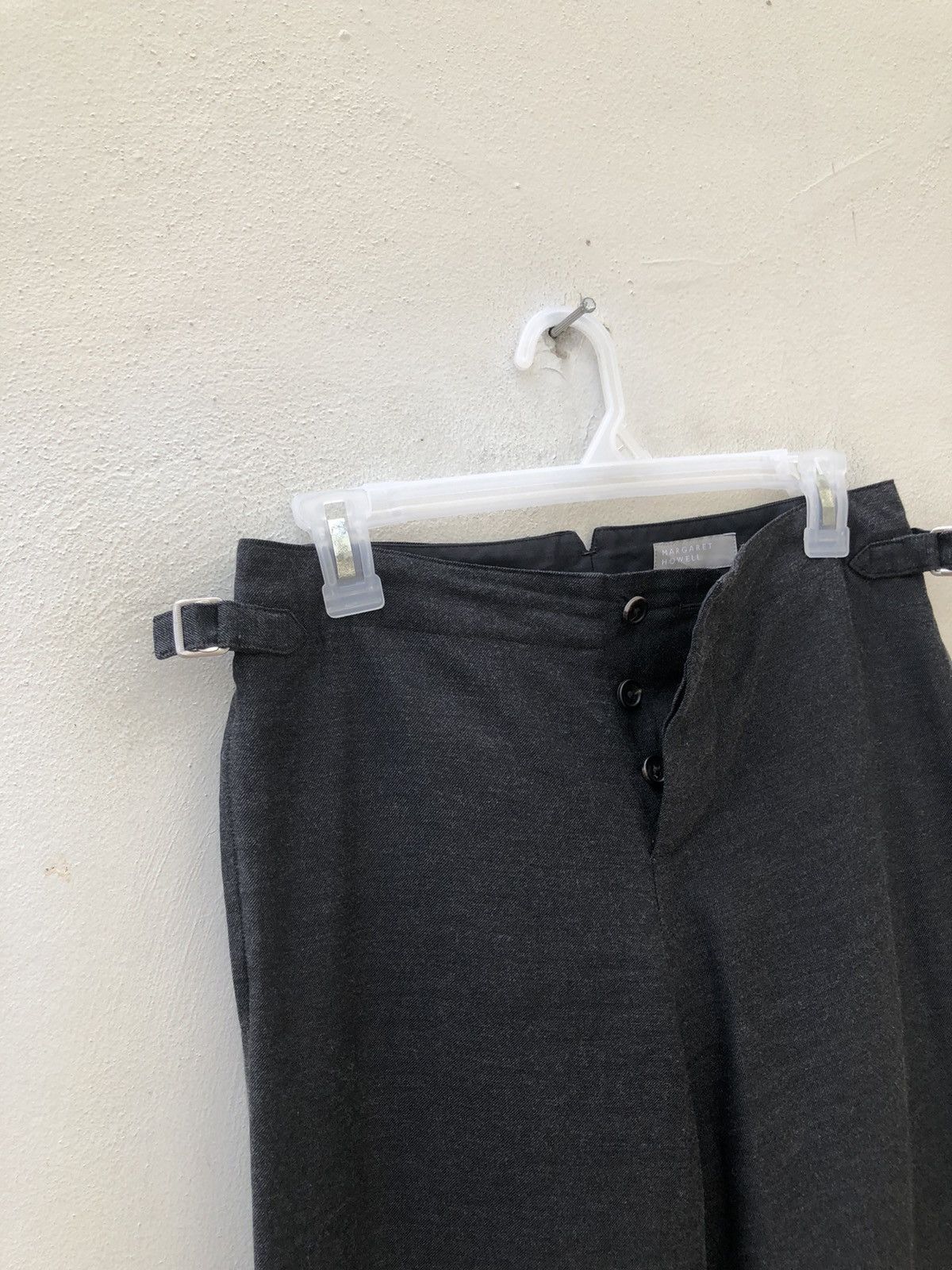 Vintage Vintage Margaret Howell Wool Blend Tuxedo Trouser Pant Size US 29 - 8 Thumbnail