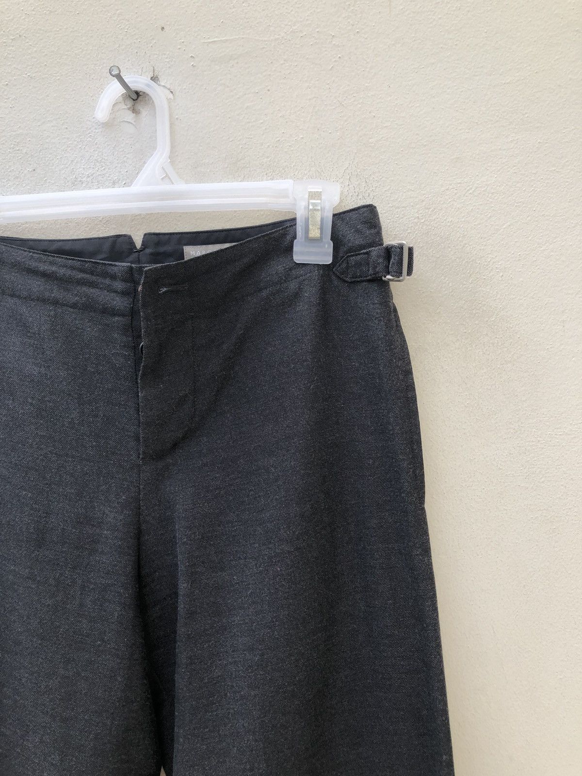 Vintage Vintage Margaret Howell Wool Blend Tuxedo Trouser Pant Size US 29 - 12 Thumbnail