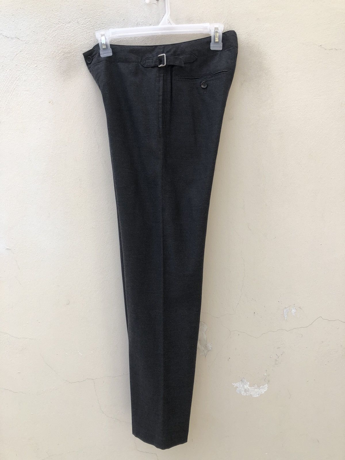 Vintage Vintage Margaret Howell Wool Blend Tuxedo Trouser Pant Size US 29 - 21 Thumbnail