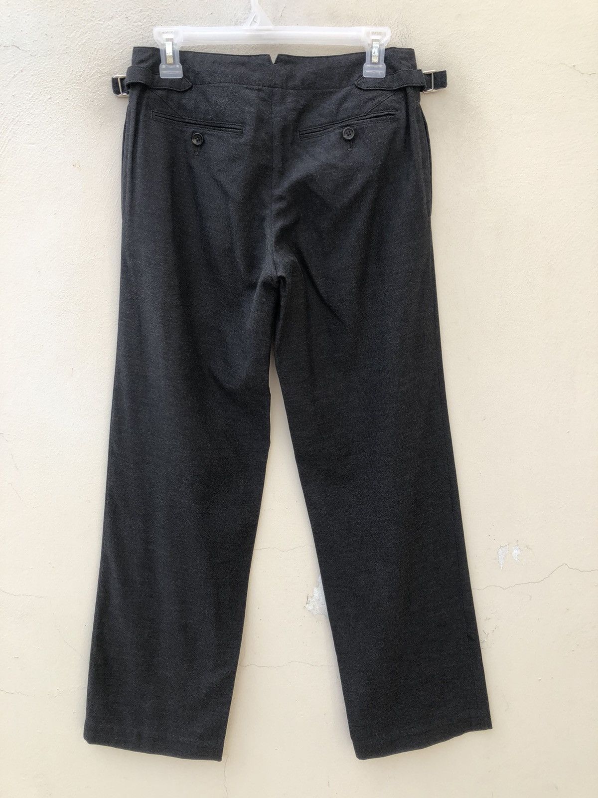 Vintage Vintage Margaret Howell Wool Blend Tuxedo Trouser Pant Size US 29 - 15 Thumbnail