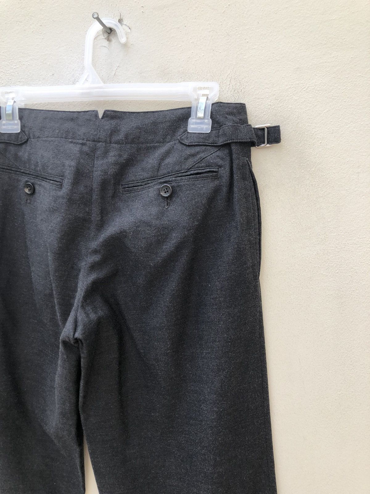 Vintage Vintage Margaret Howell Wool Blend Tuxedo Trouser Pant Size US 29 - 19 Thumbnail