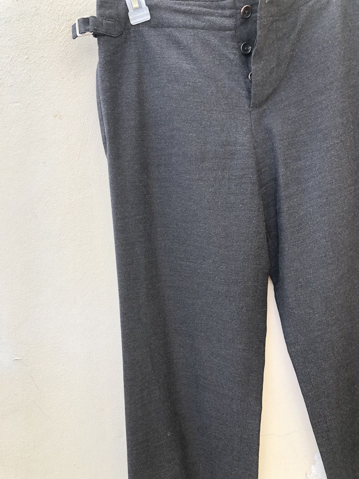 Vintage Vintage Margaret Howell Wool Blend Tuxedo Trouser Pant Size US 29 - 9 Thumbnail