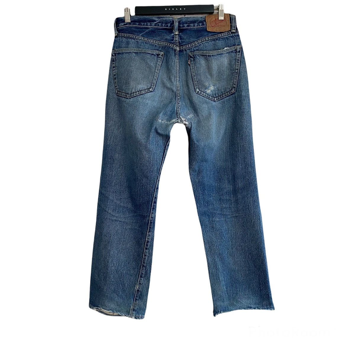 Denime Vintage Denime Denim selvedge Distressed butler Jeans Size US 31 - 2 Thumbnail