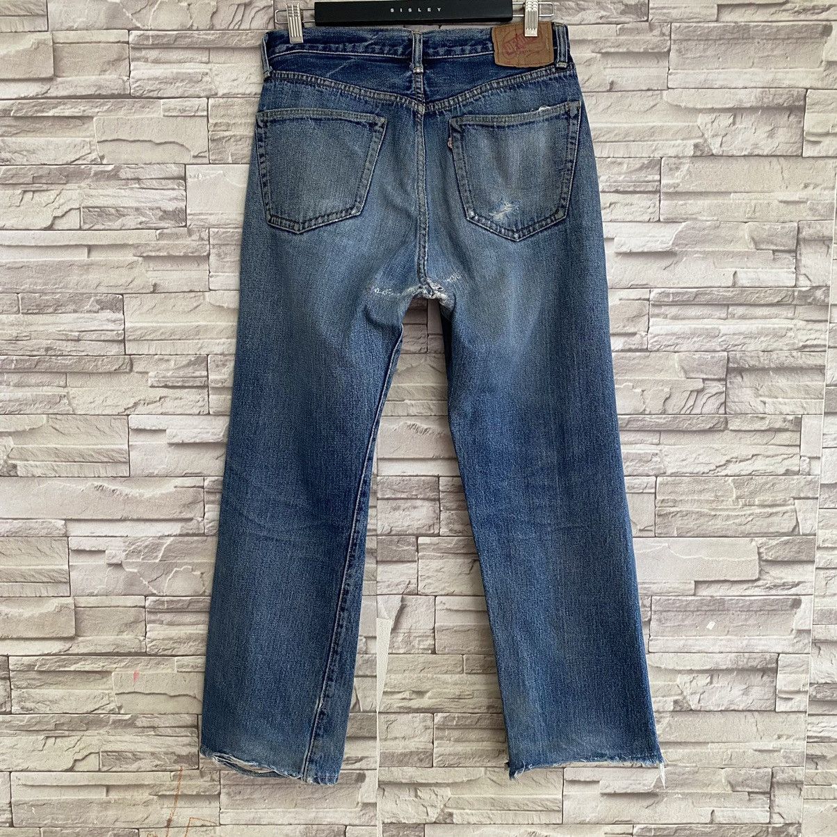 Denime Vintage Denime Denim selvedge Distressed butler Jeans Size US 31 - 9 Thumbnail